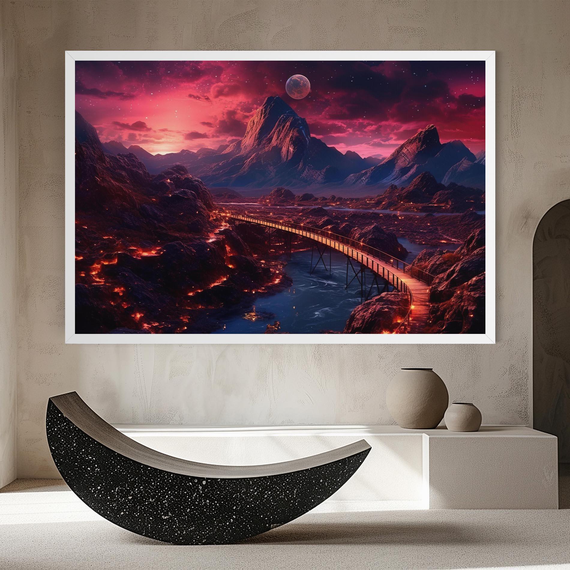 Leinwandbild Interstellar Journey mockup 8