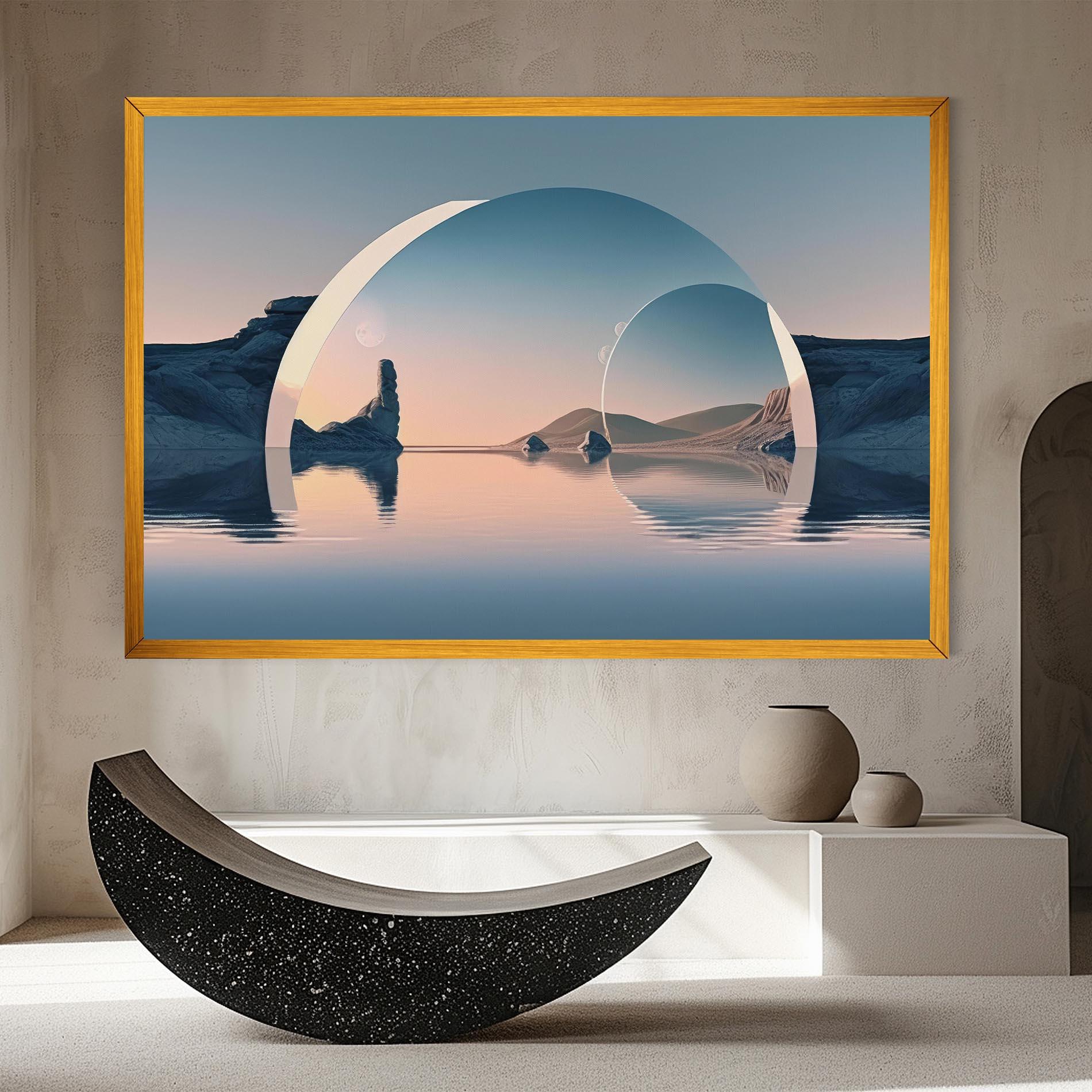 Leinwandbild 3d Fantastic Elements mockup 8