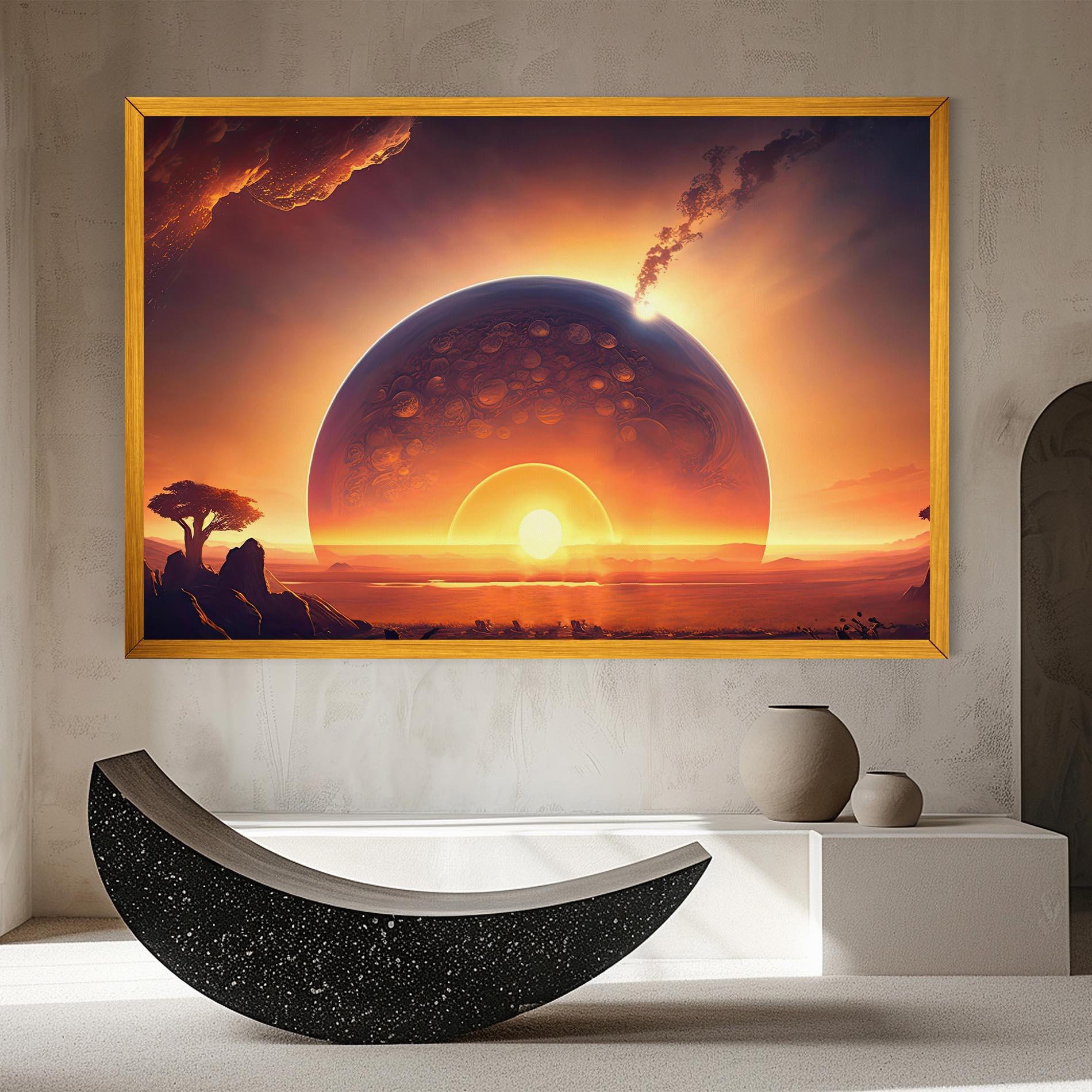 Leinwandbild Abstract Fantasy Science mockup 8