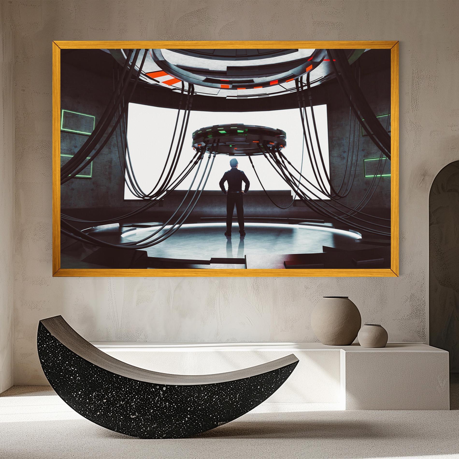 Leinwandbild Cyber Chronicle mockup 8