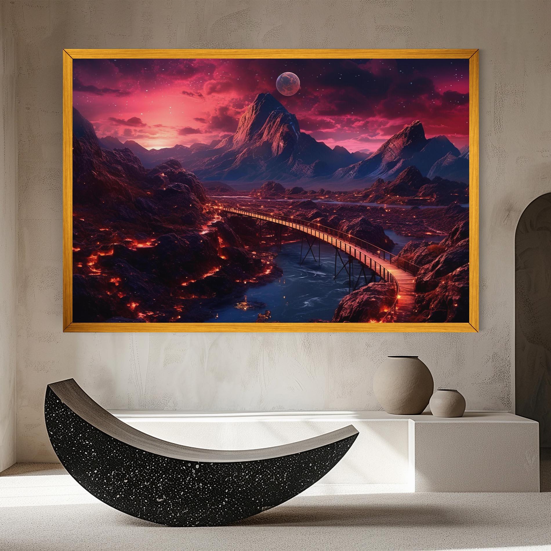 Leinwandbild Interstellar Journey mockup 8