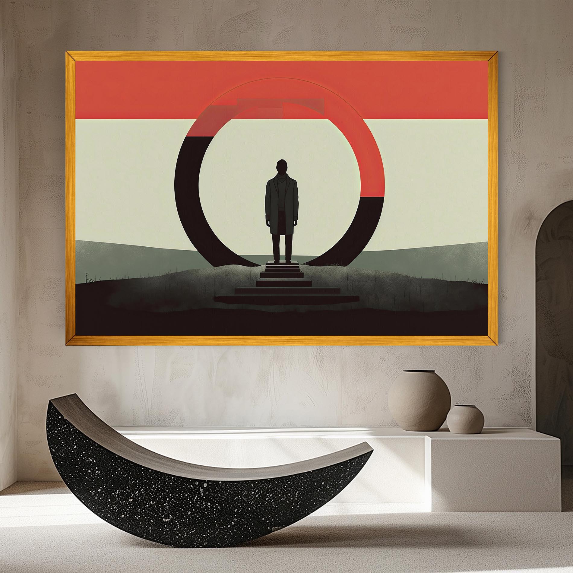 Leinwandbild Portal Art mockup 8