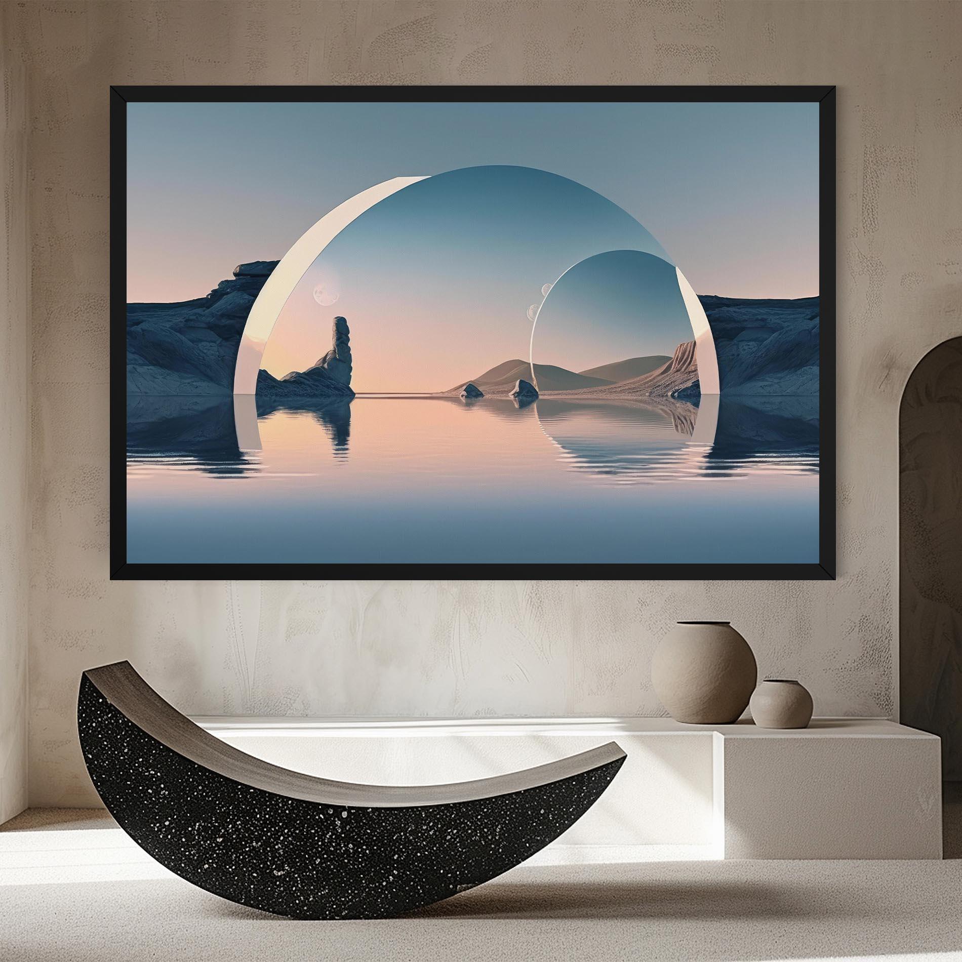 Leinwandbild 3d Fantastic Elements mockup 8
