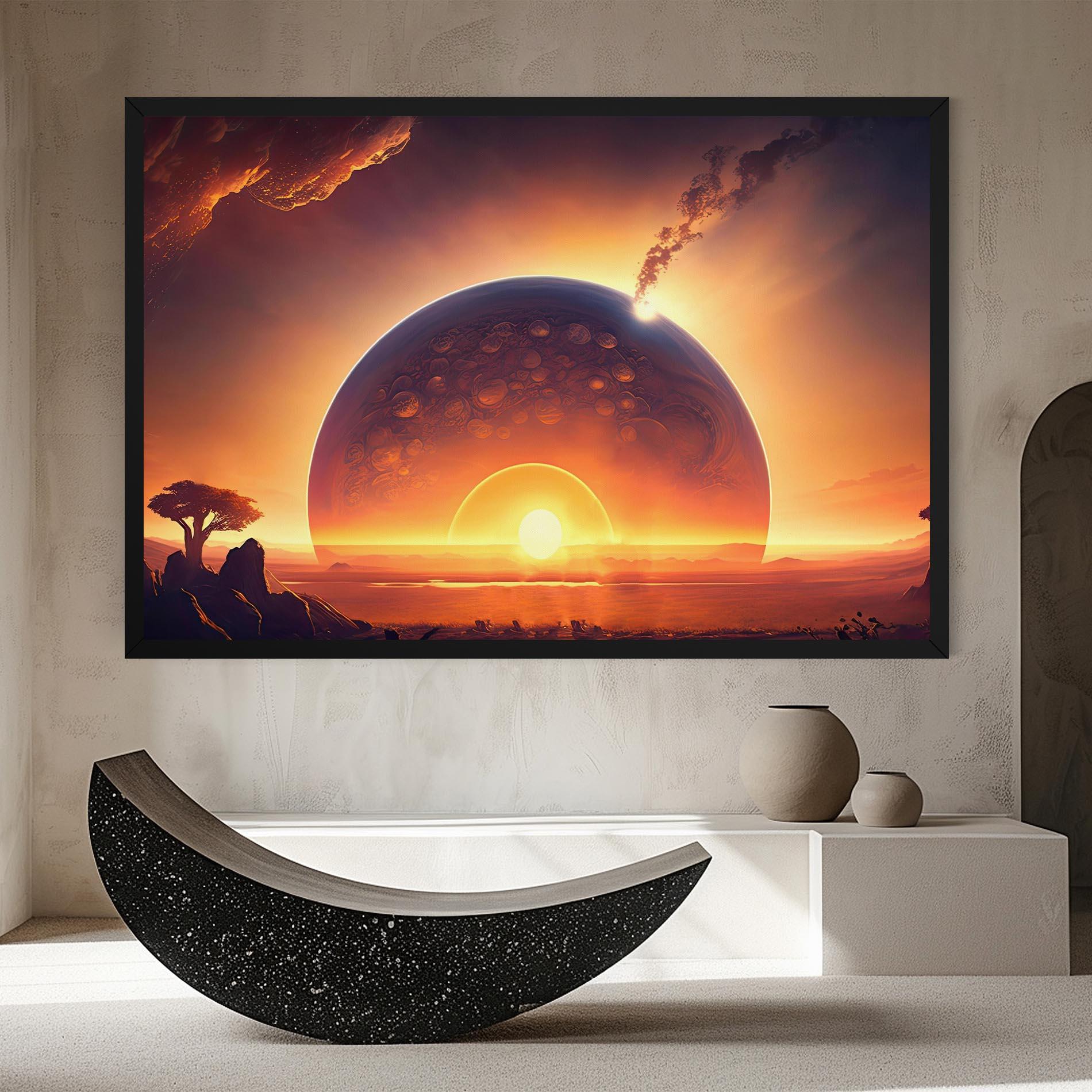 Leinwandbild Abstract Fantasy Science mockup 8