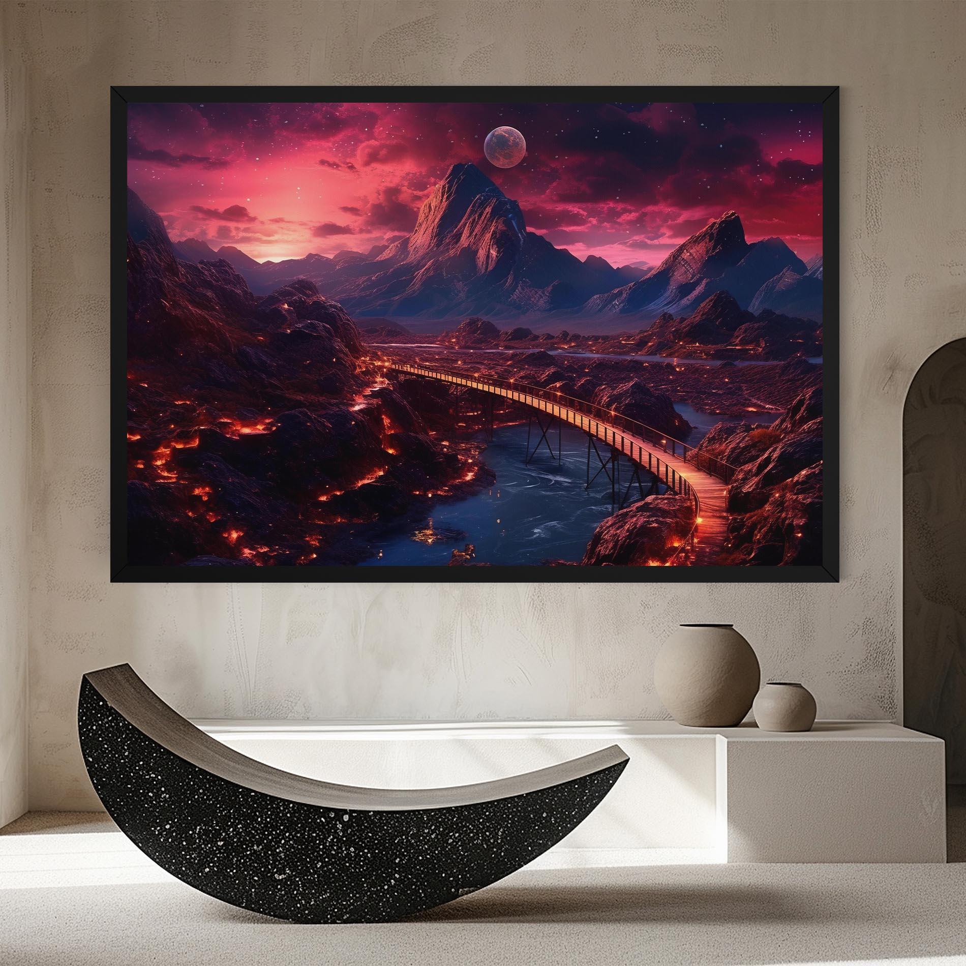 Leinwandbild Interstellar Journey mockup 8