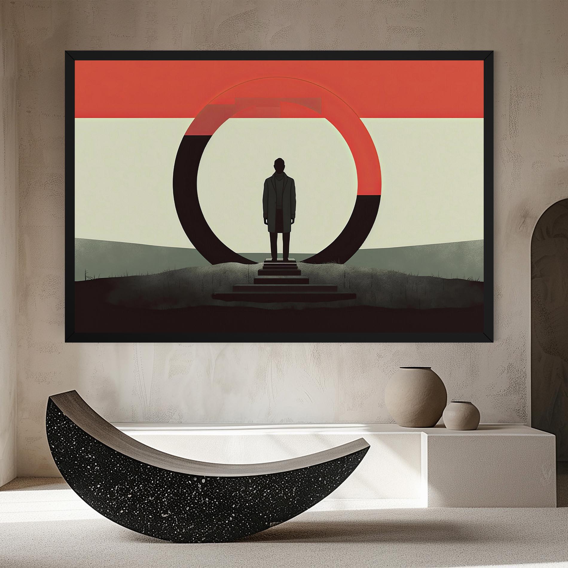 Leinwandbild Portal Art mockup 8