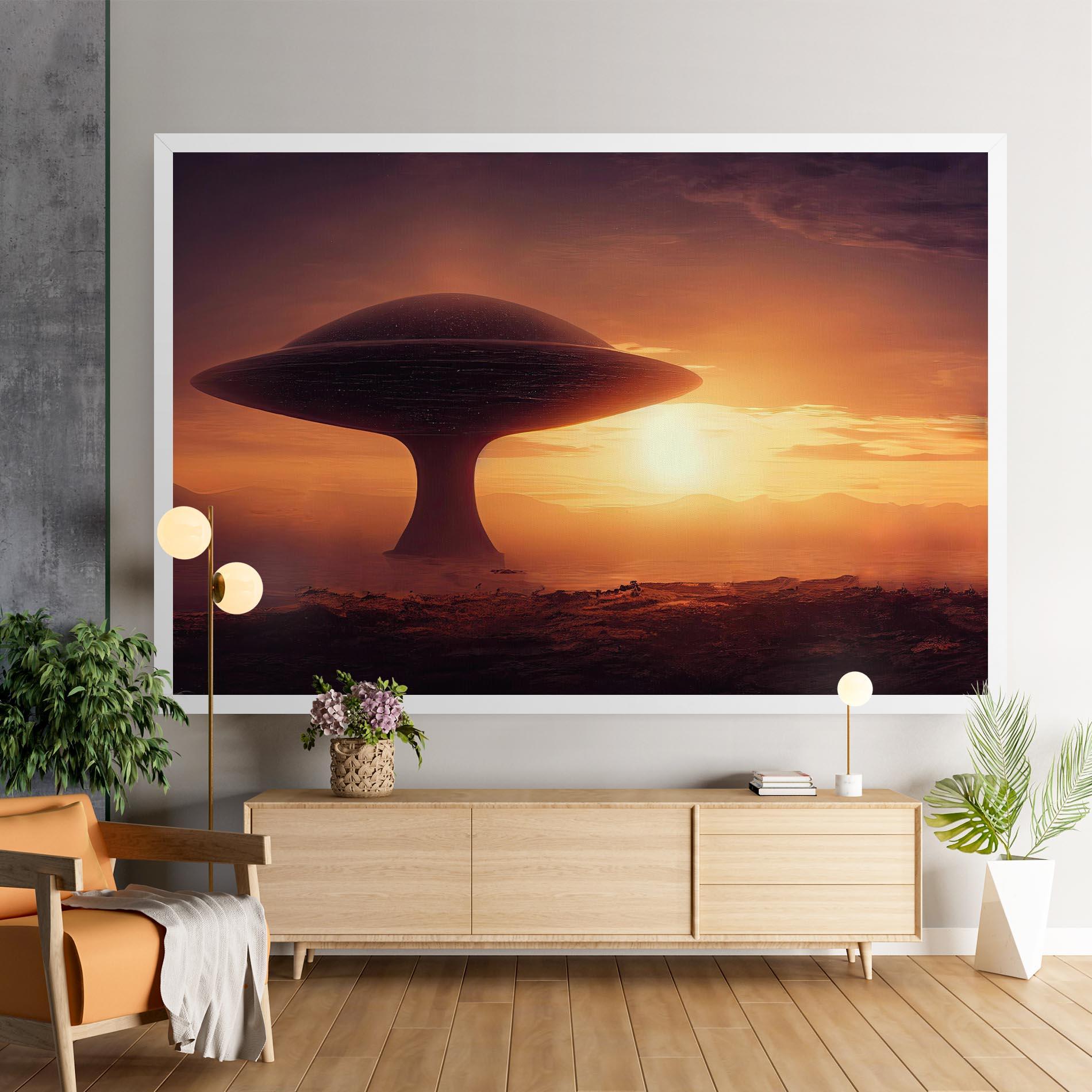 Leinwandbild Fantasy Science Fiction mockup 9