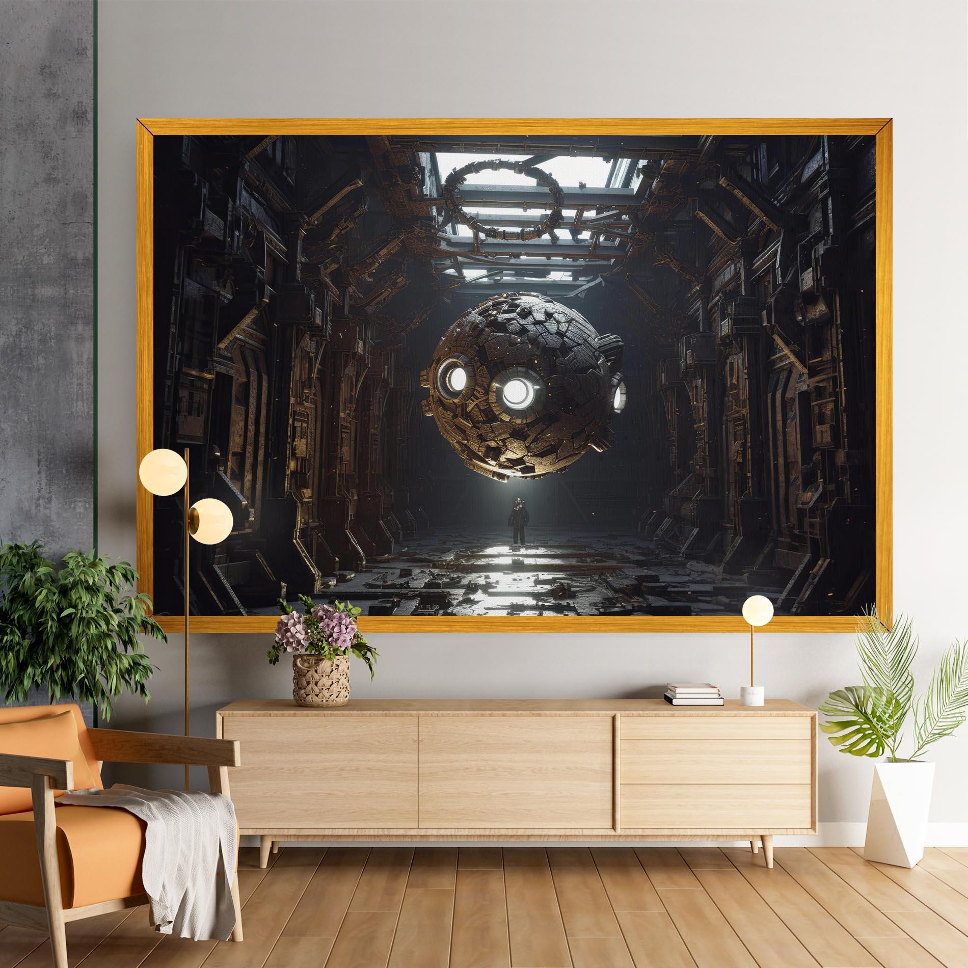 Leinwandbild Cryptic Art mockup 9