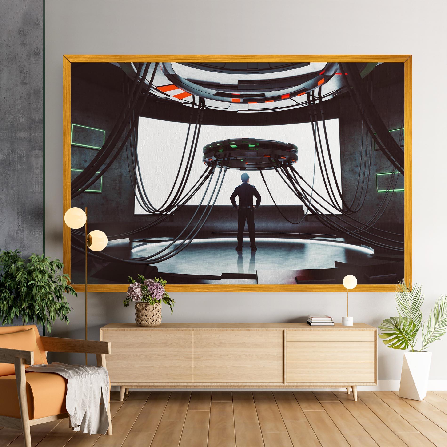 Leinwandbild Cyber Chronicle mockup 9