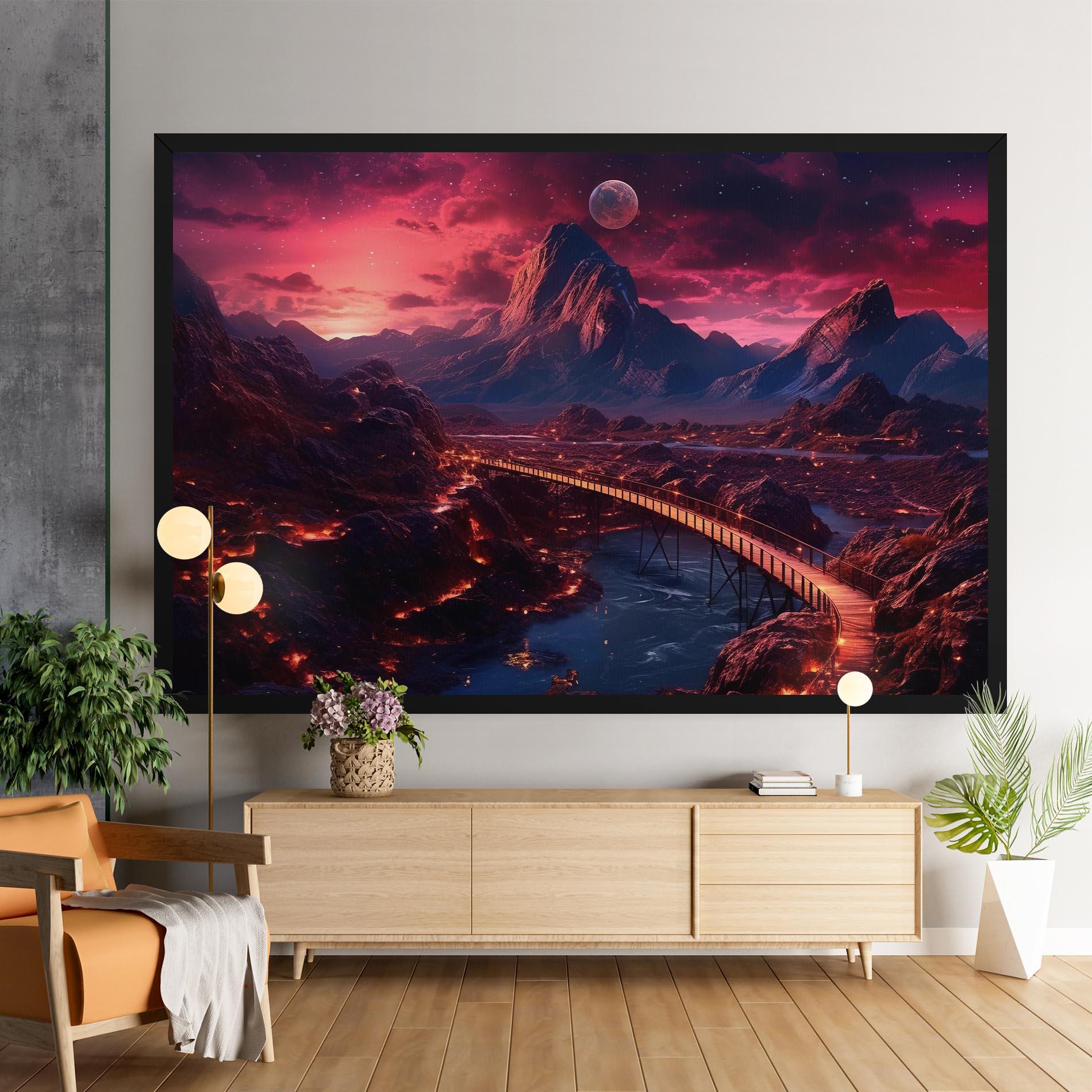 Leinwandbild Interstellar Journey mockup 9