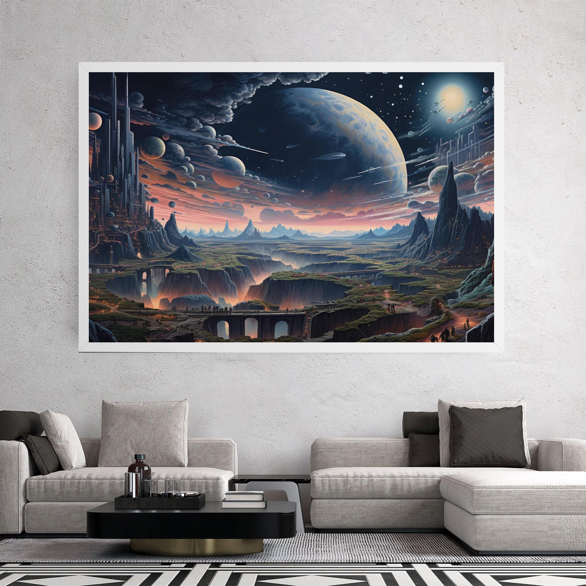 Leinwandbild Celestial Chronicler mockup 2