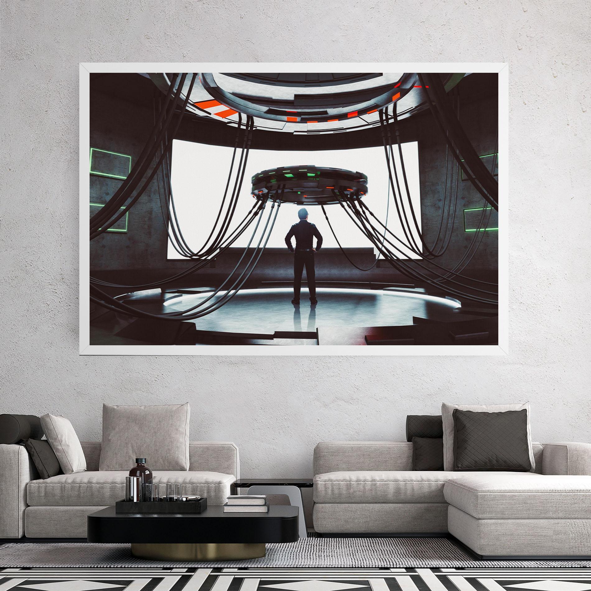 Leinwandbild Cyber Chronicle mockup 2