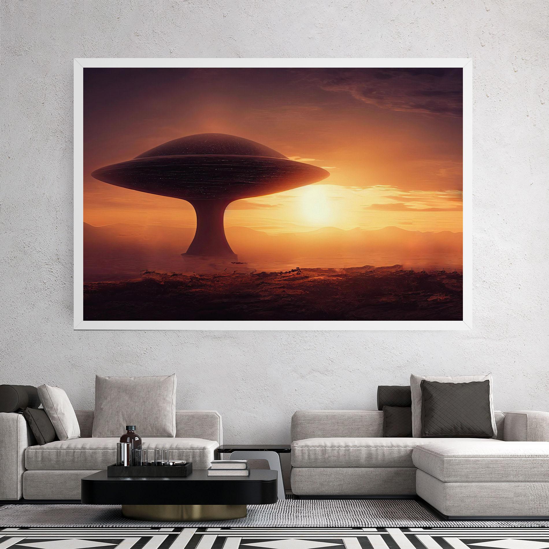 Leinwandbild Fantasy Science Fiction mockup 2