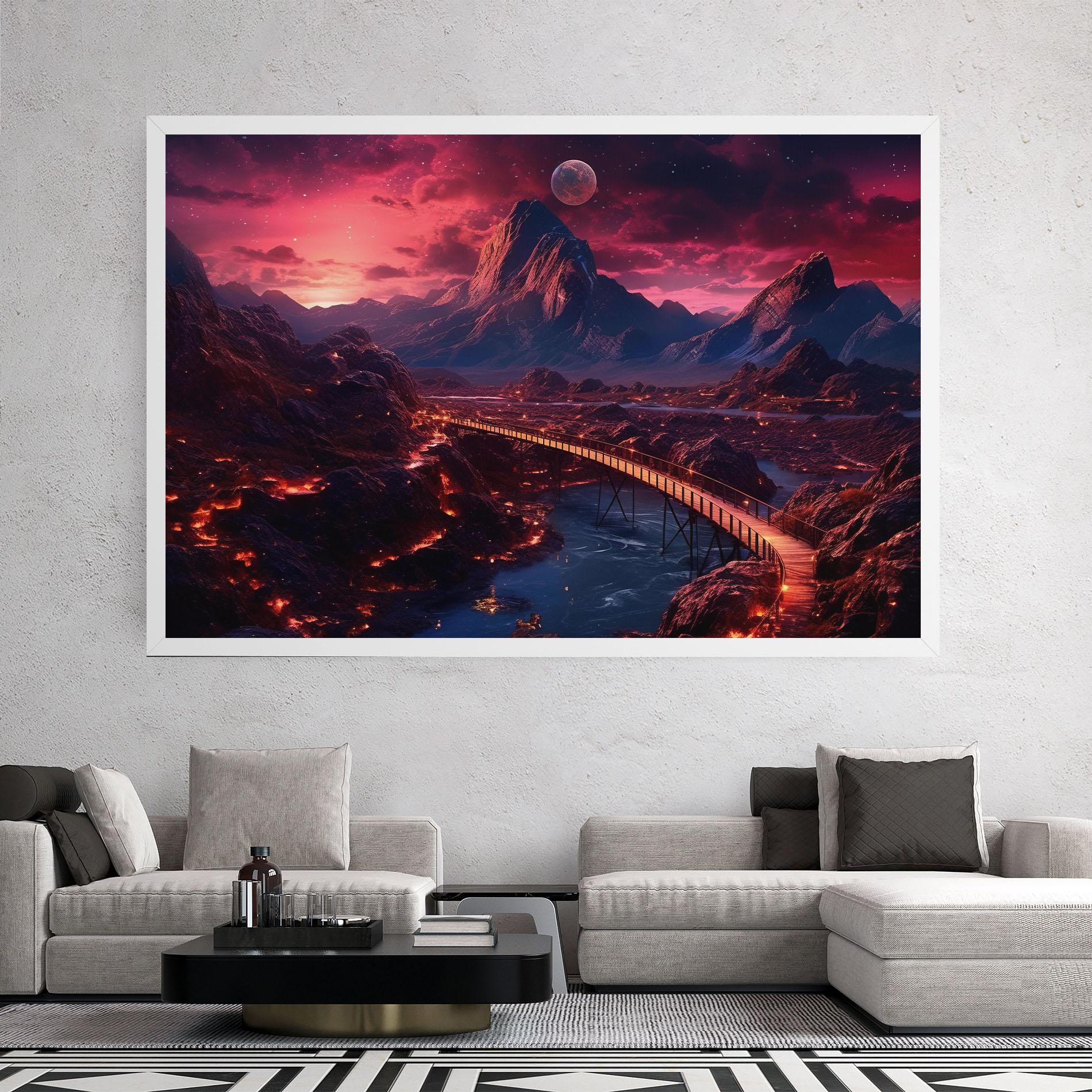 Leinwandbild Interstellar Journey mockup 2