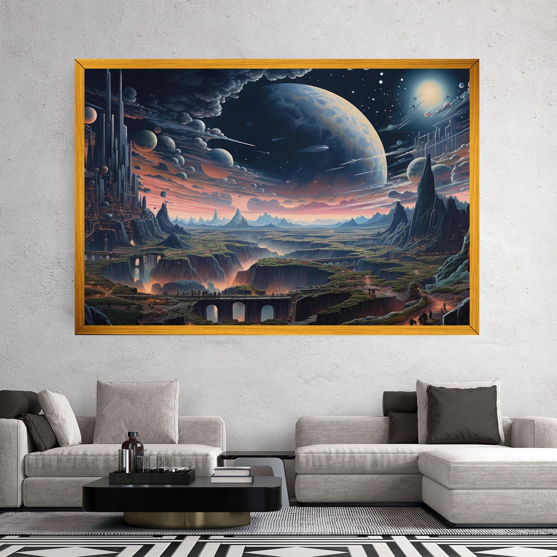 Leinwandbild Celestial Chronicler mockup 2