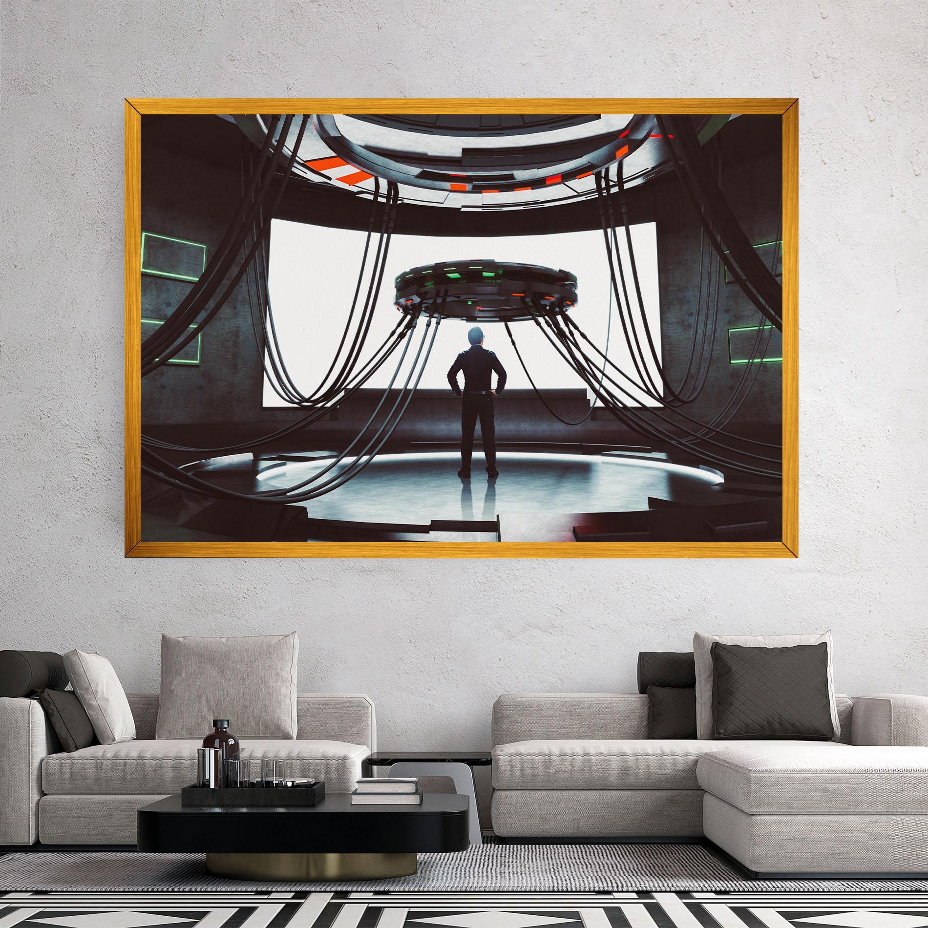 Leinwandbild Cyber Chronicle mockup 2