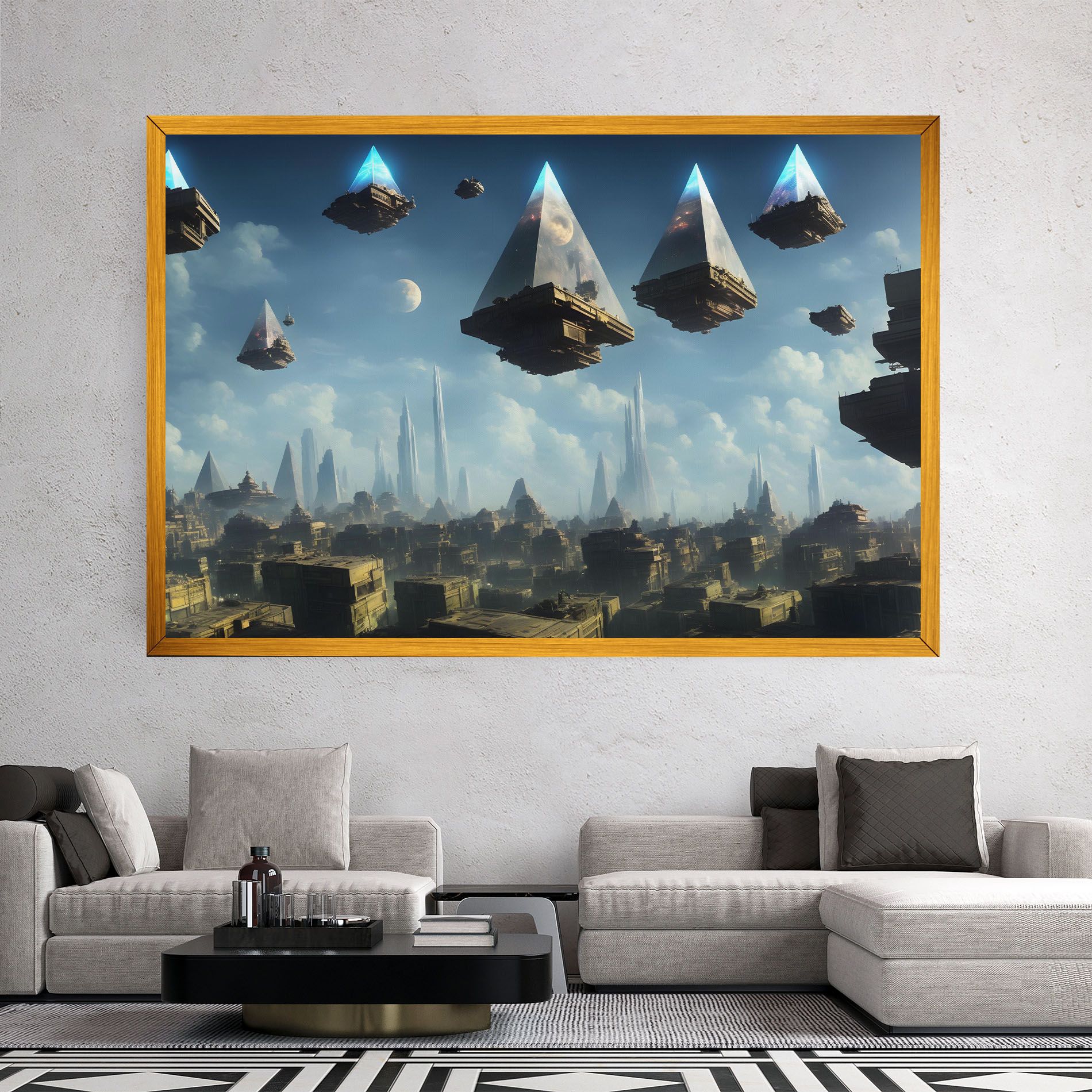 Flying Piramids mockup 2