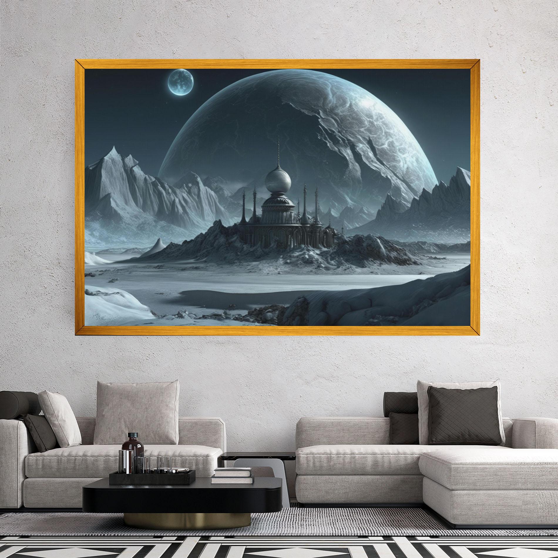 Leinwandbild Muslim Design mockup 2