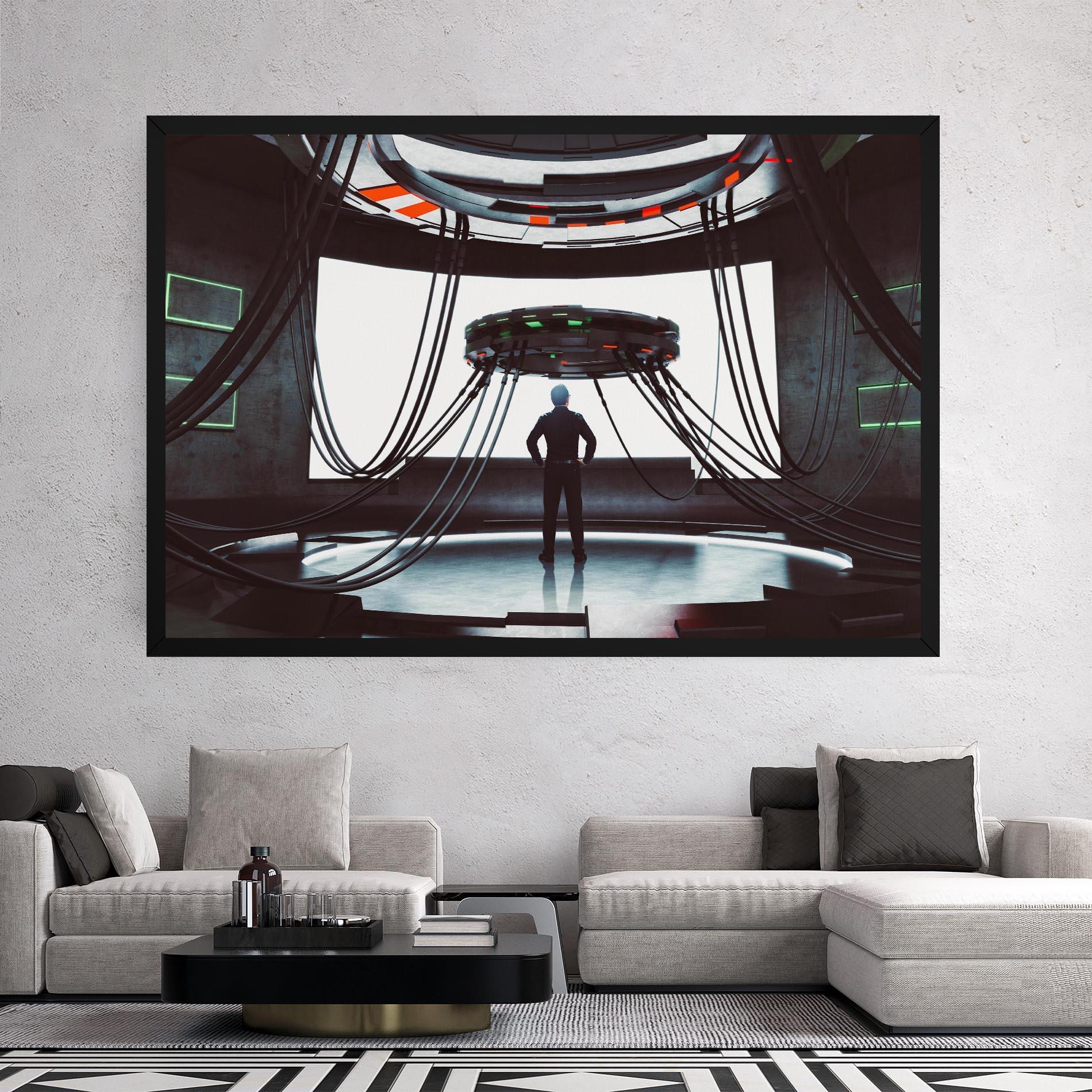 Leinwandbild Cyber Chronicle mockup 2