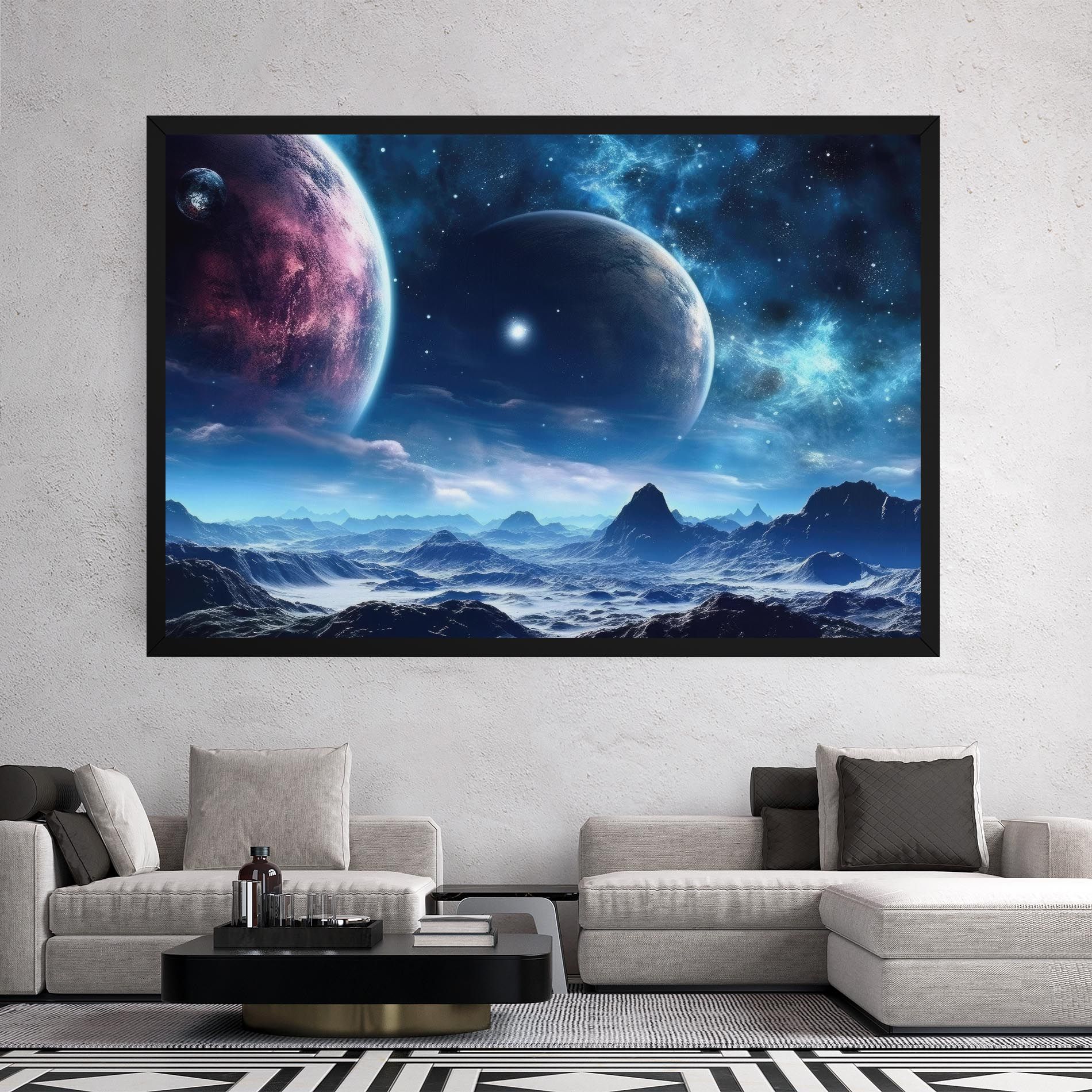 Space Planets And Stars mockup 2