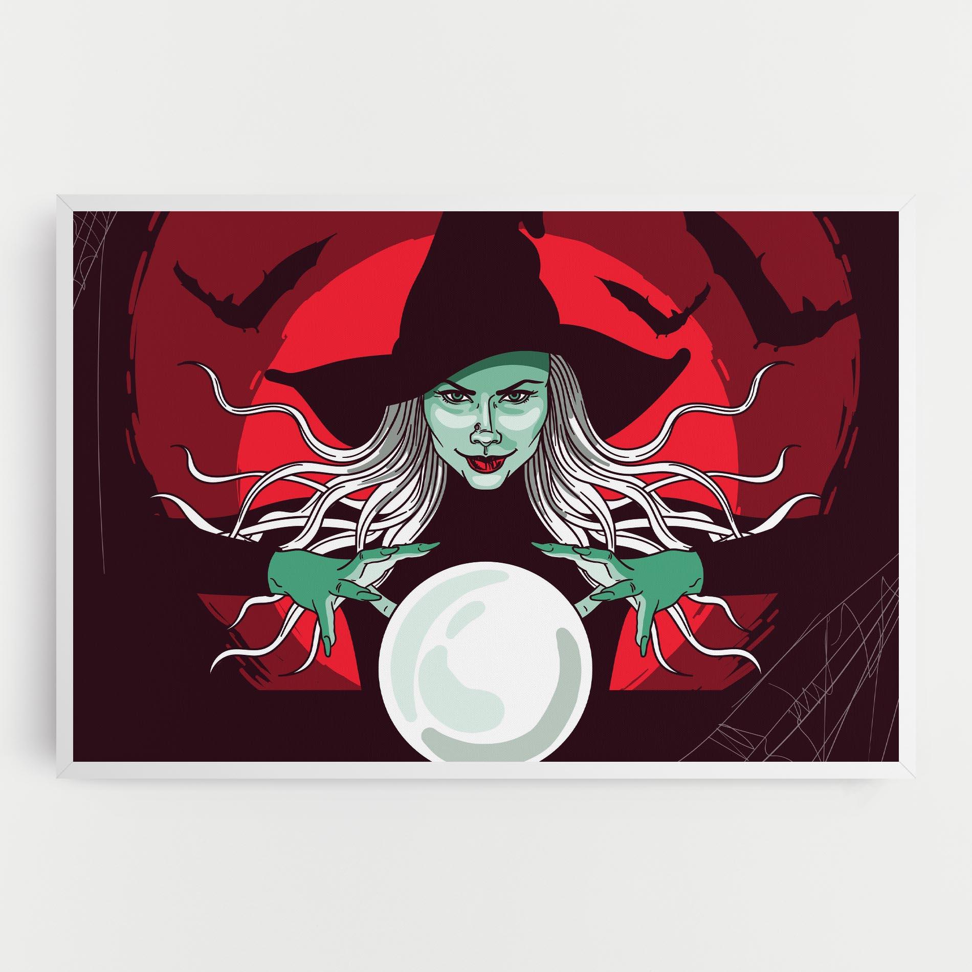 Leinwandbild Green Witch mockup 0
