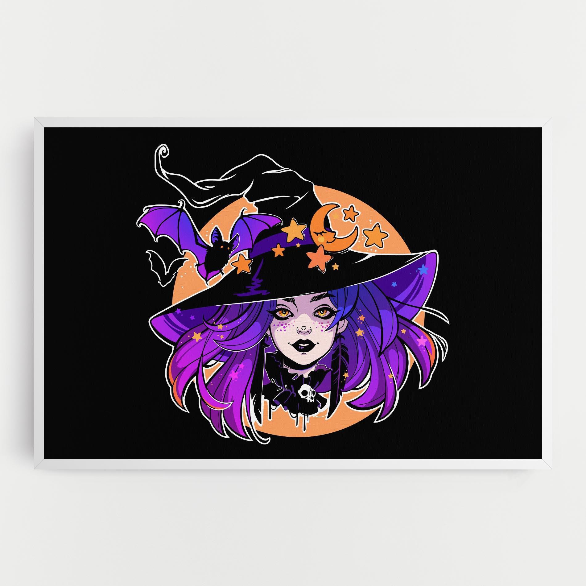 Leinwandbild Purple Witch mockup 0