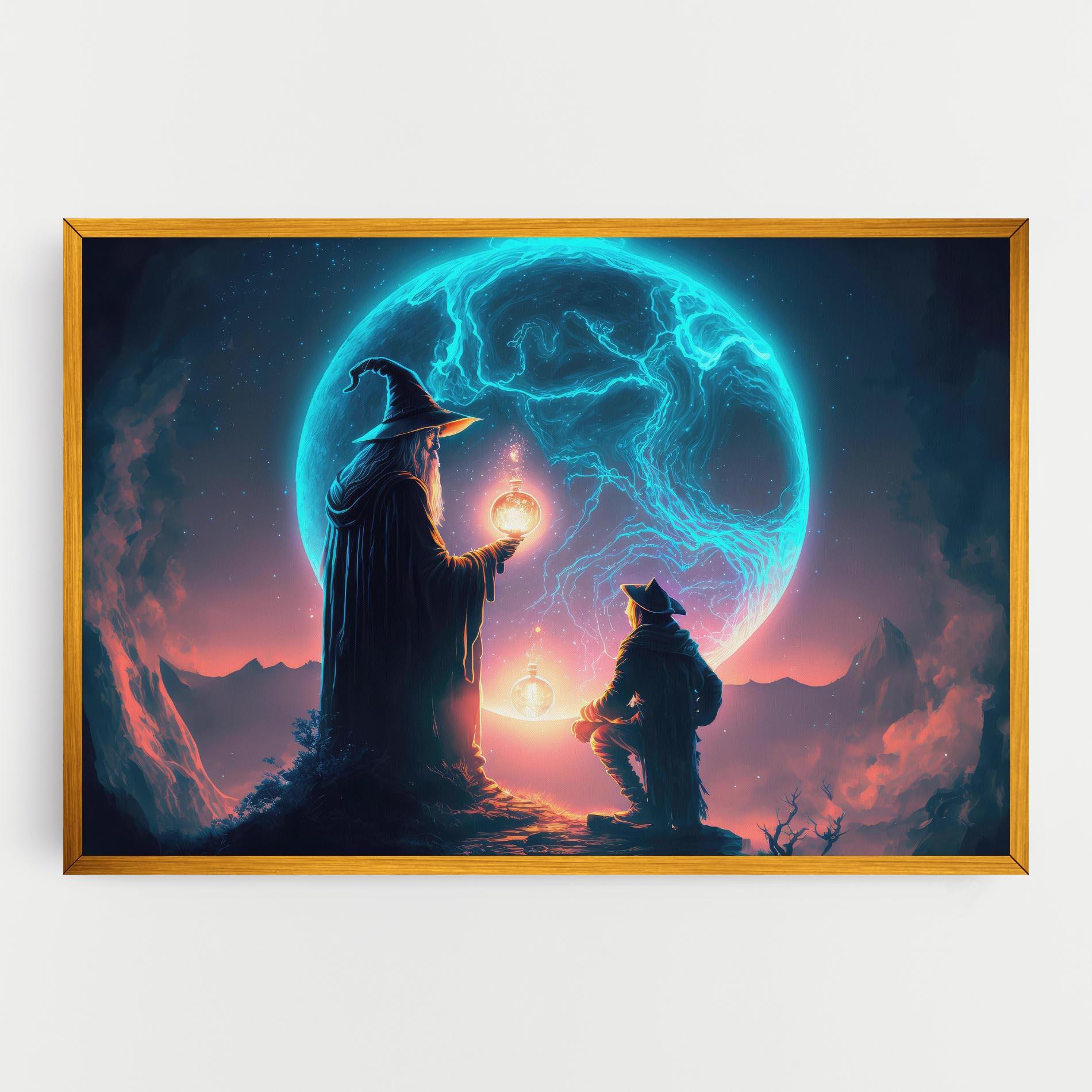 Leinwandbild Wizard Magic mockup 0