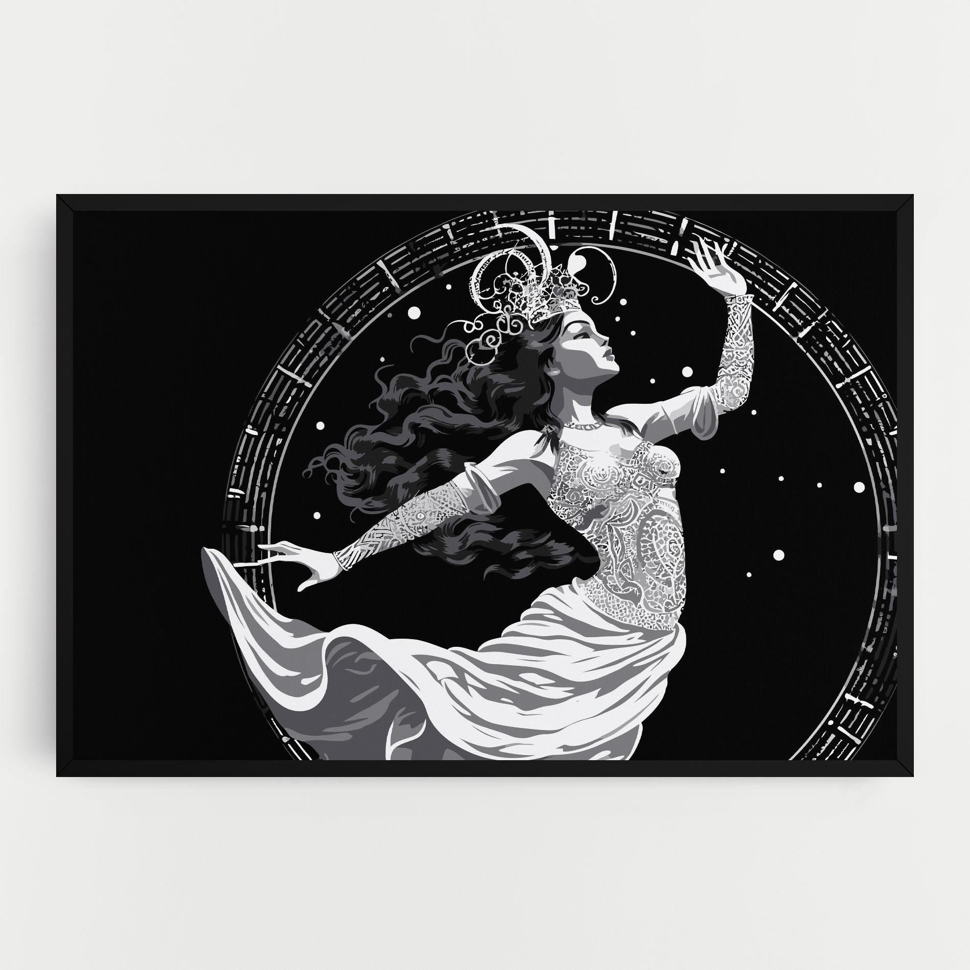 Leinwandbild Beautiful Witch mockup 0