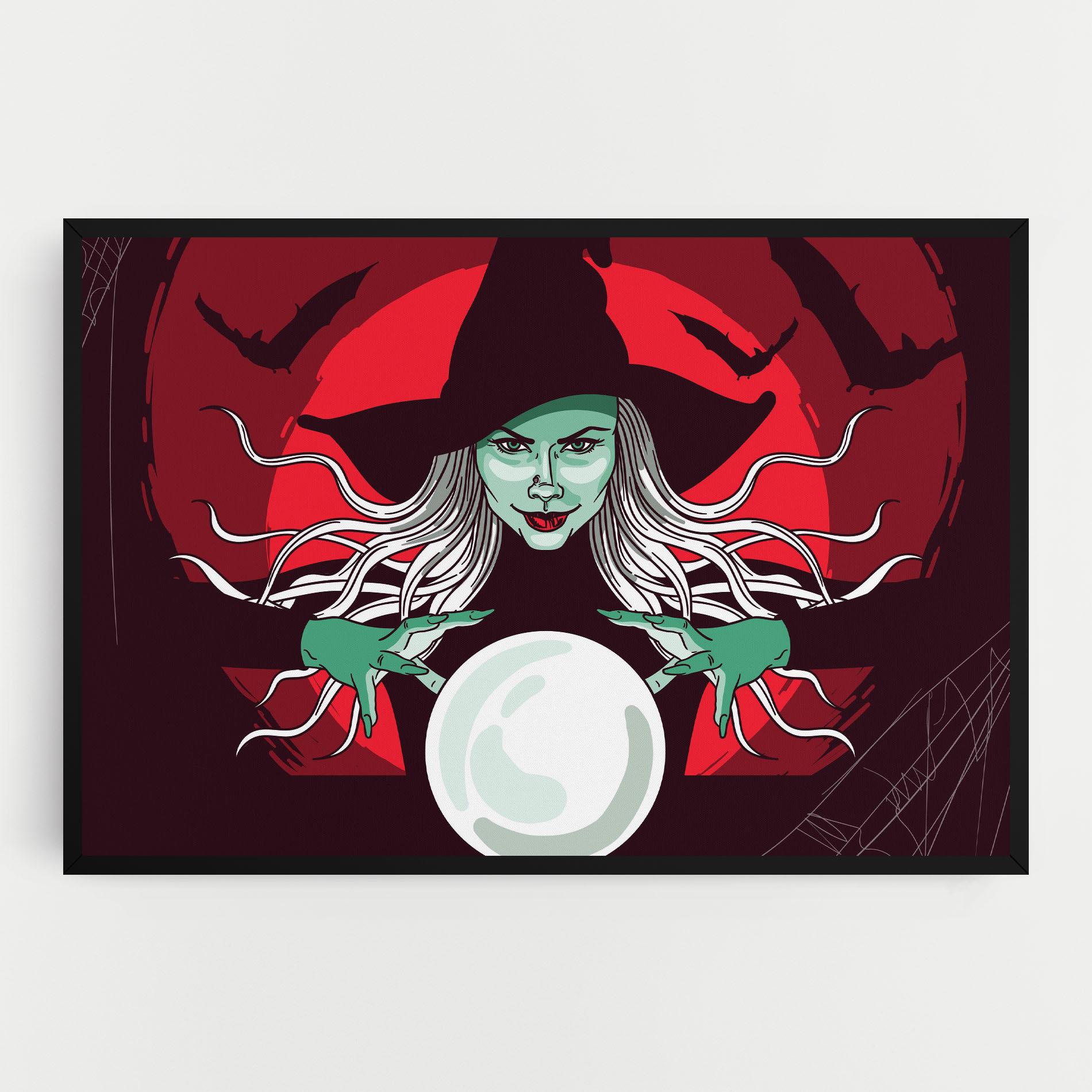 Leinwandbild Green Witch mockup 0