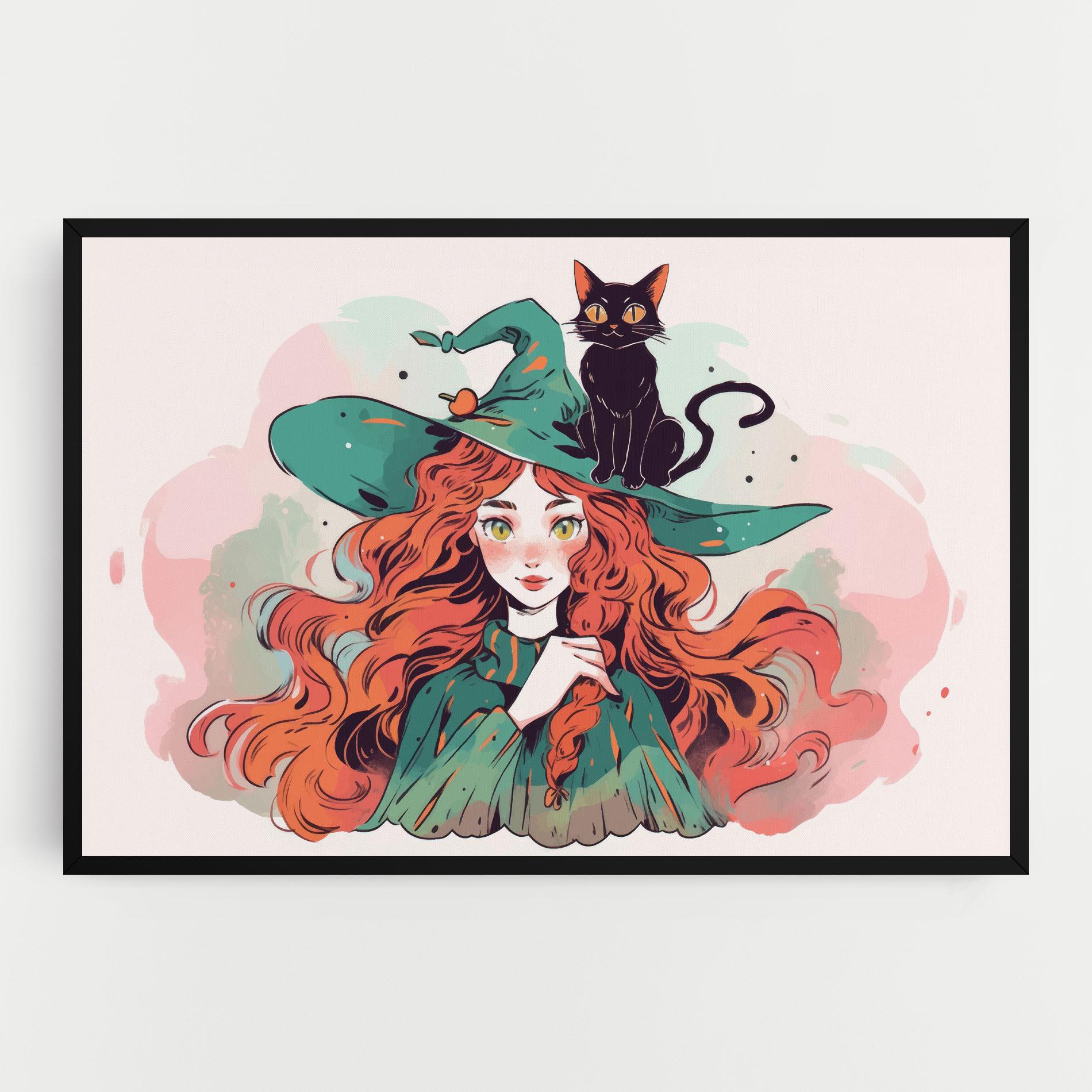 Leinwandbild Red Air Witch mockup 0