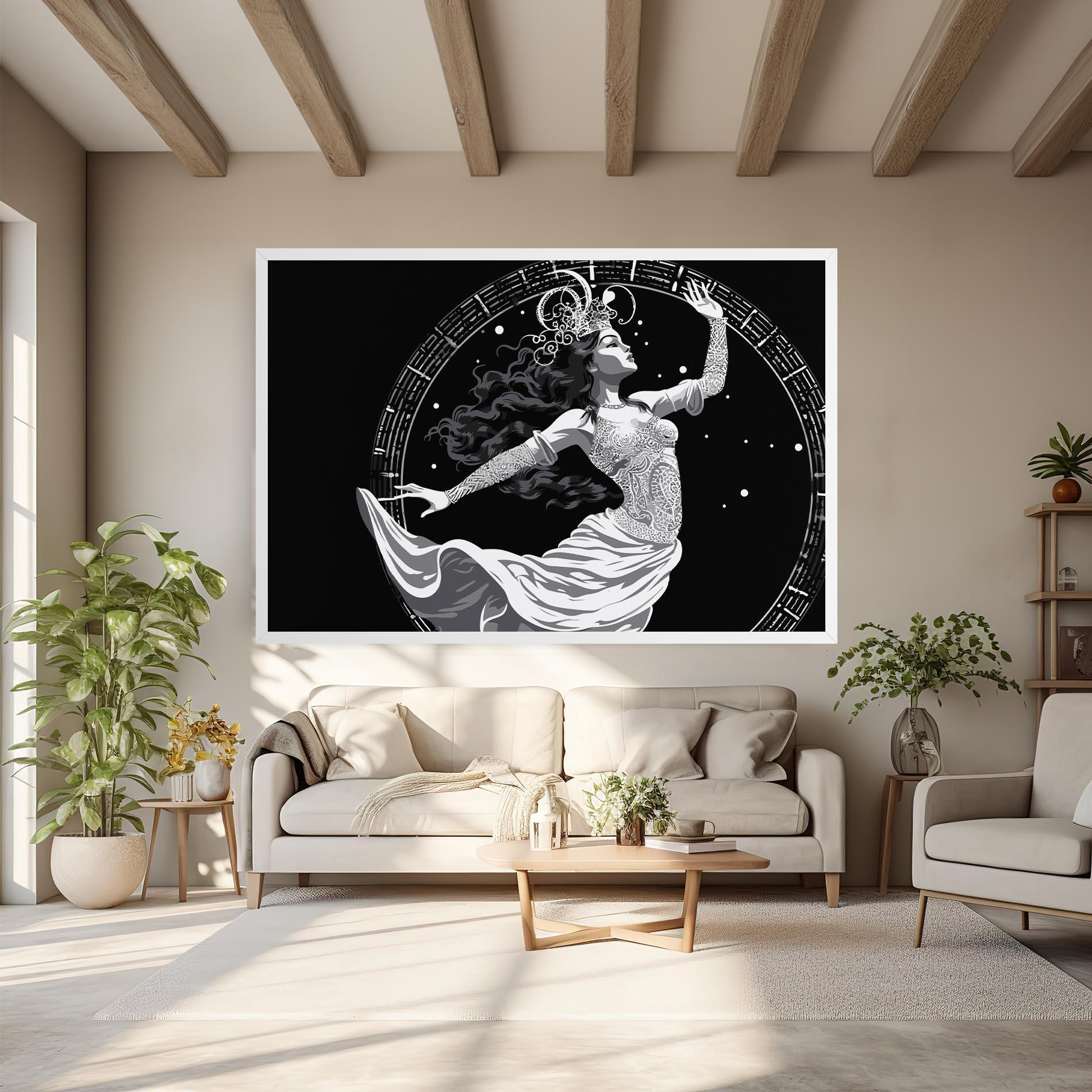 Leinwandbild Beautiful Witch mockup 6