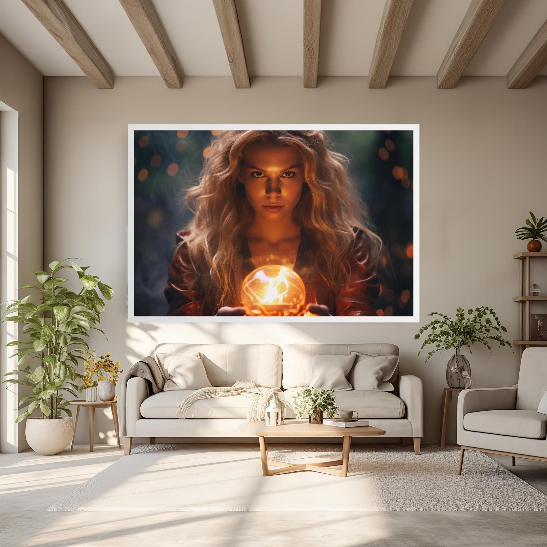 Beautiful Woman Witch mockup 6