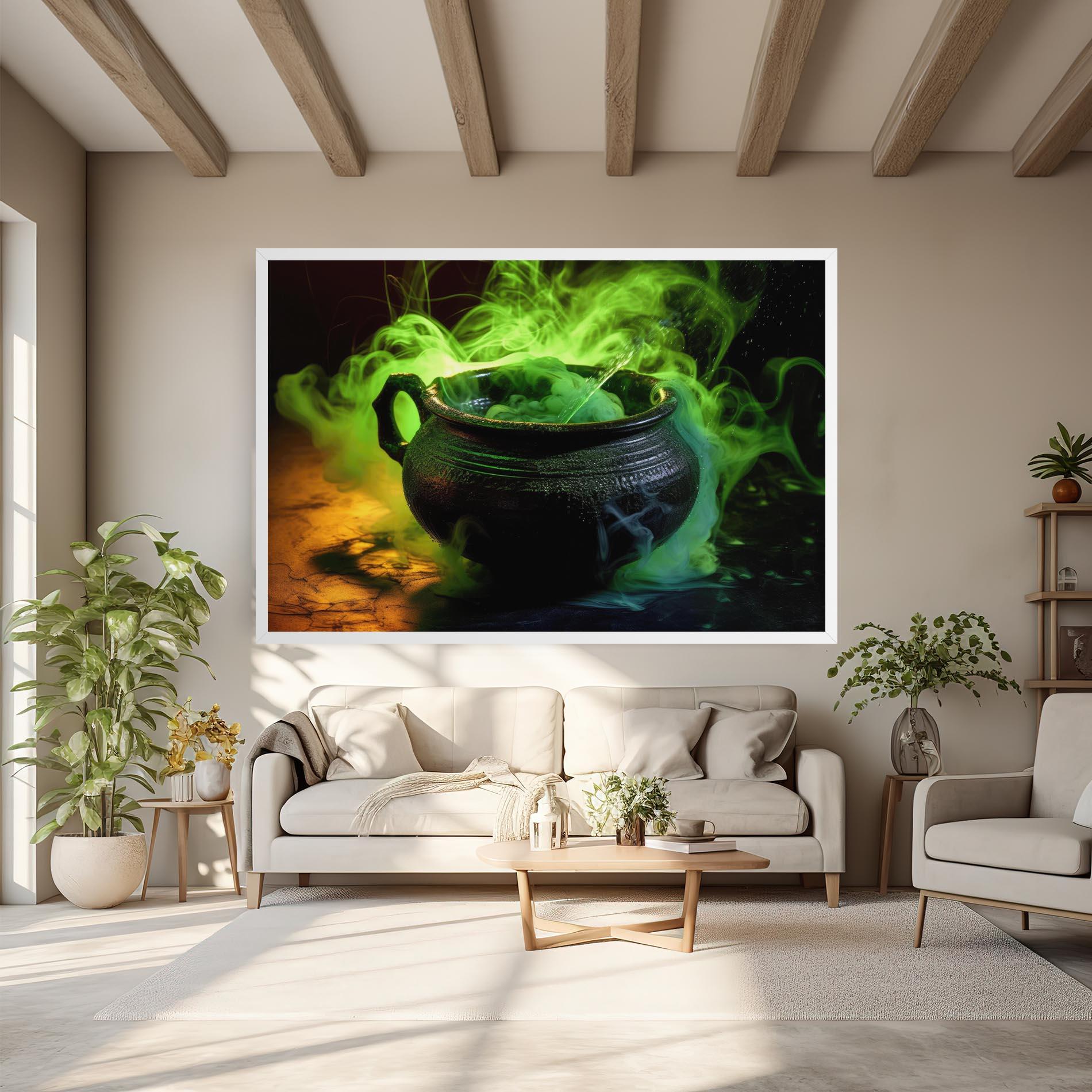 Leinwandbild Green Portion mockup 6