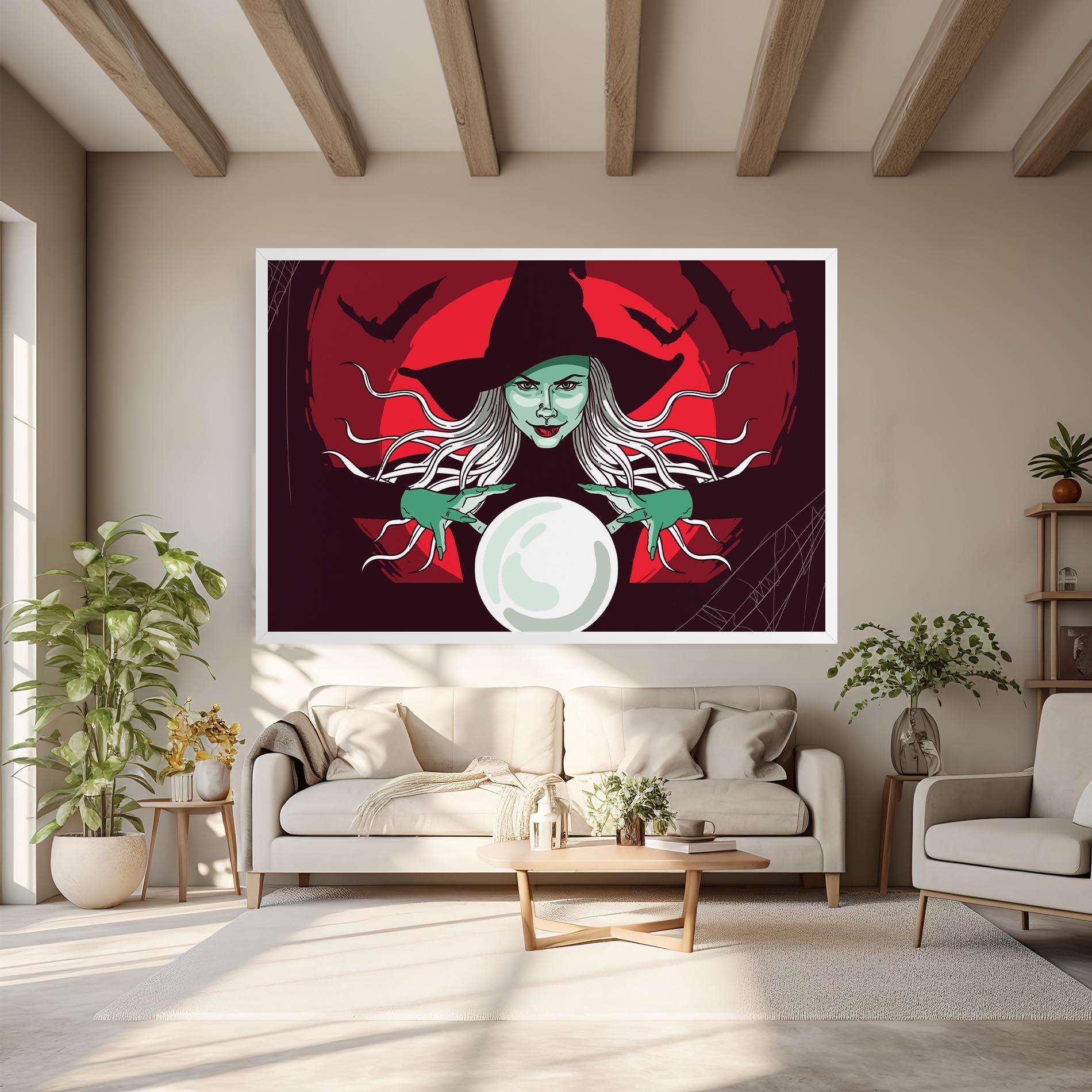 Leinwandbild Green Witch mockup 6