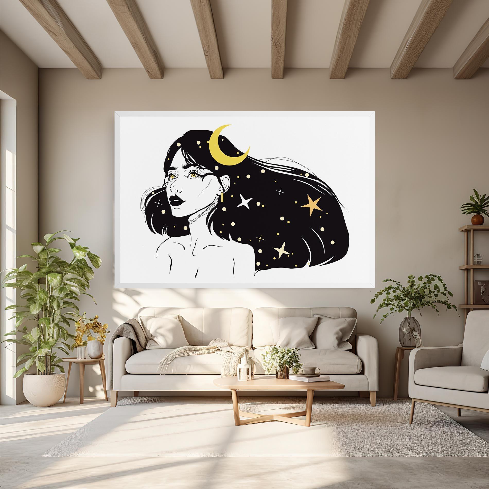 Leinwandbild Night Witch mockup 6