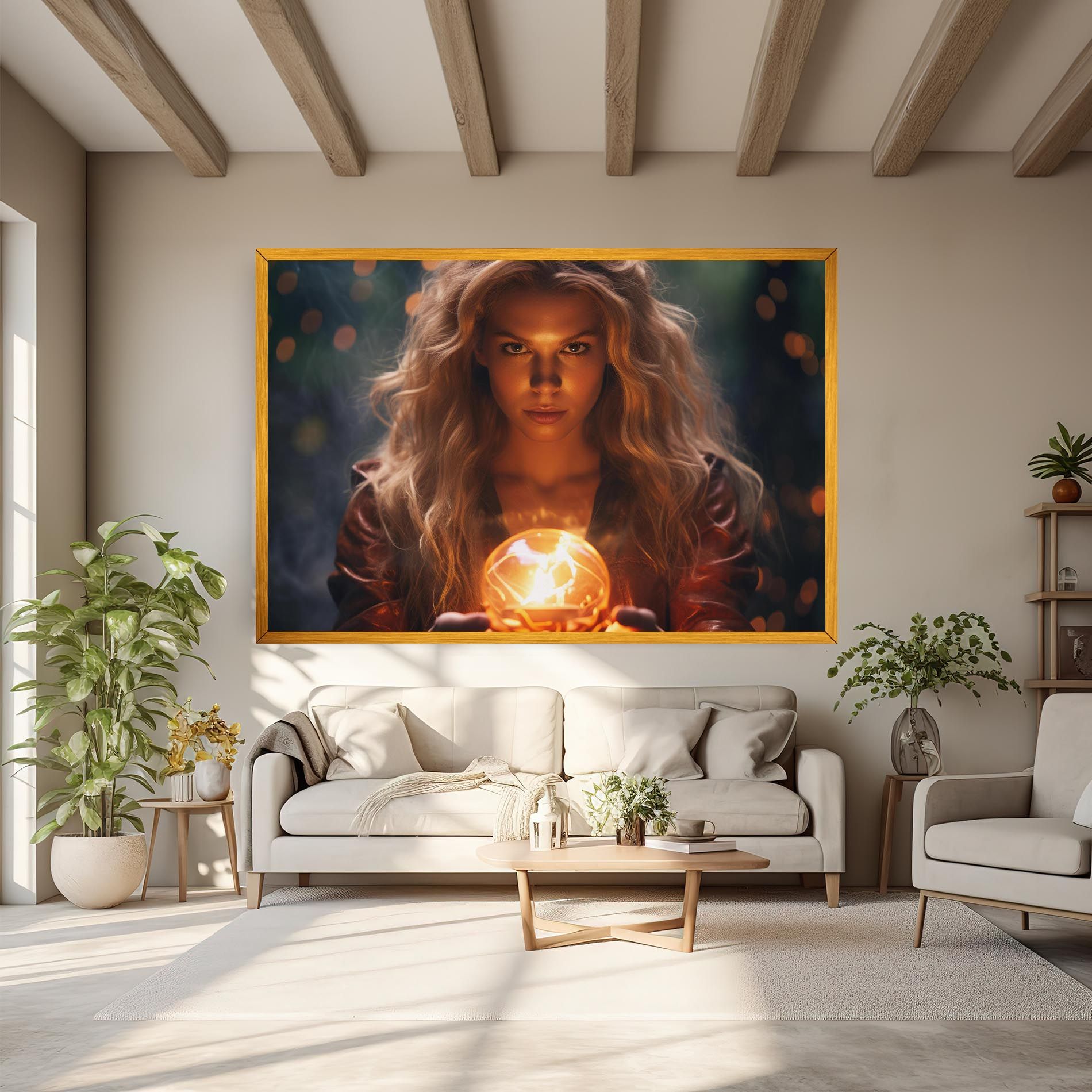 Beautiful Woman Witch mockup 6