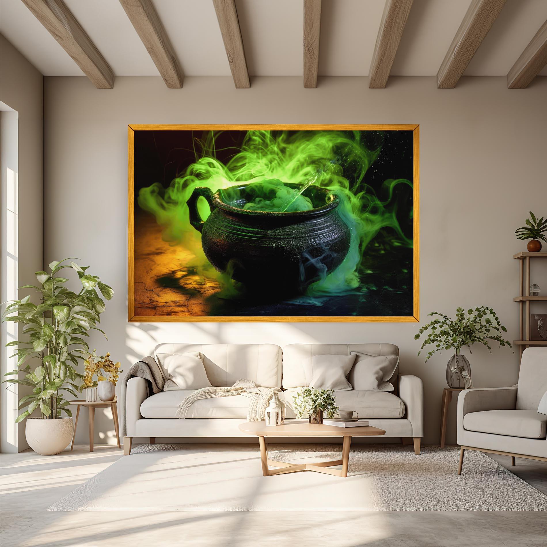 Leinwandbild Green Portion mockup 6