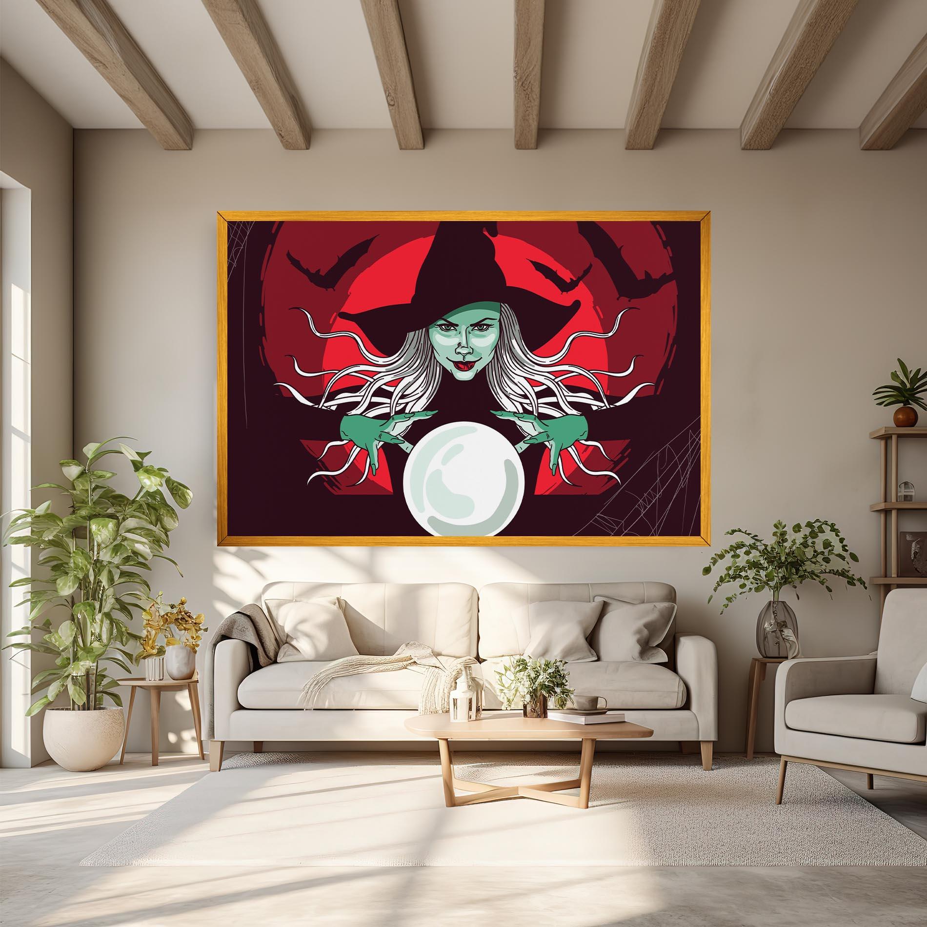 Leinwandbild Green Witch mockup 6