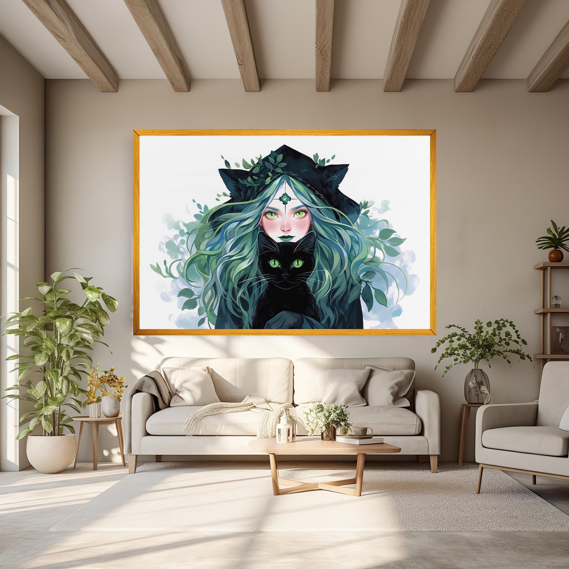 Magic Cat Witch mockup 6