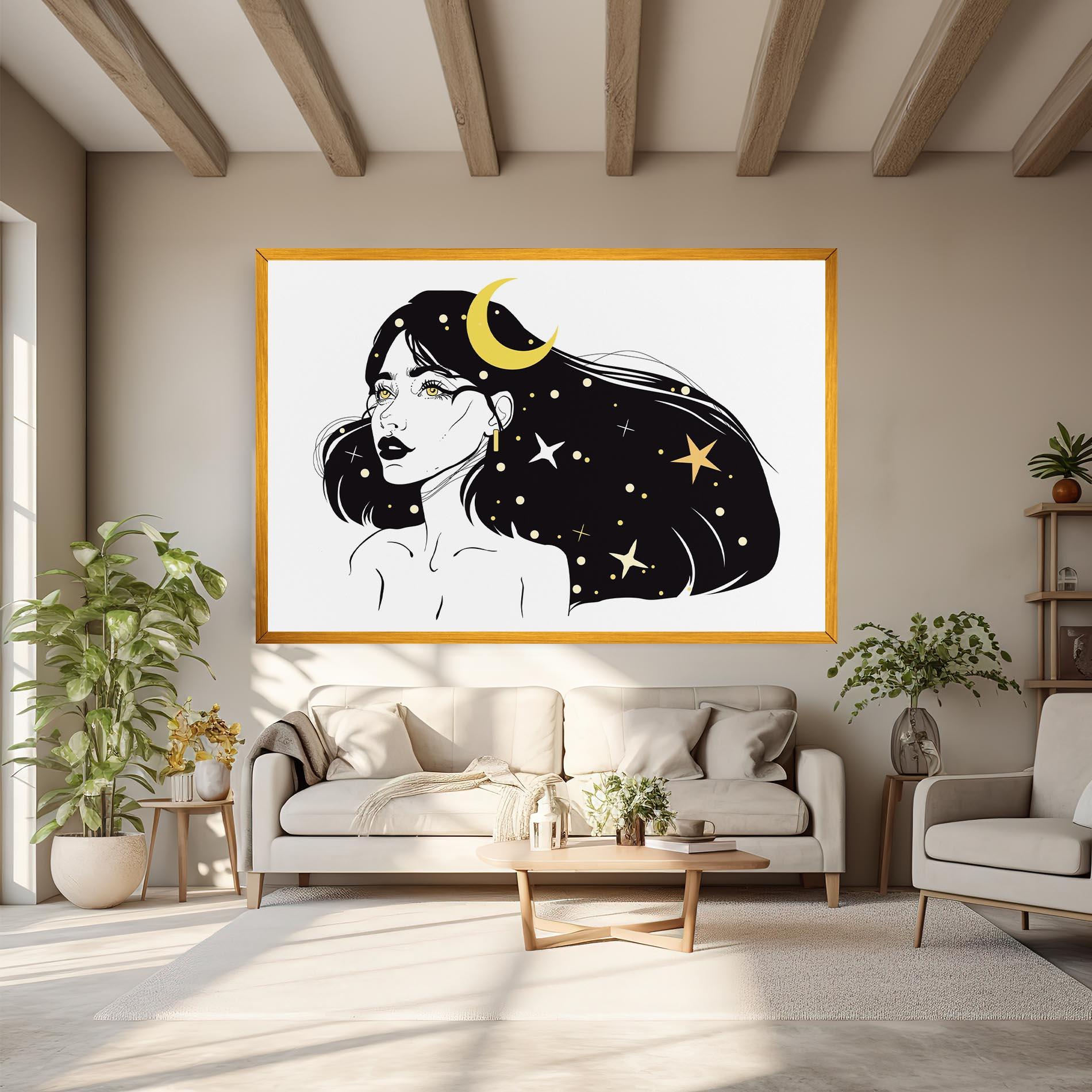 Leinwandbild Night Witch mockup 6