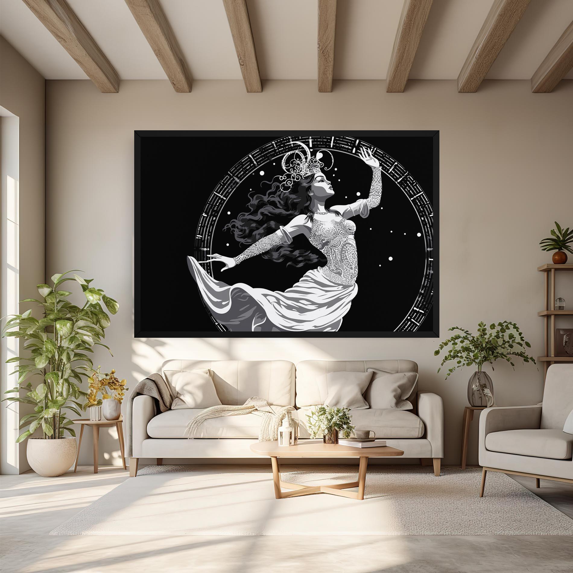 Leinwandbild Beautiful Witch mockup 6