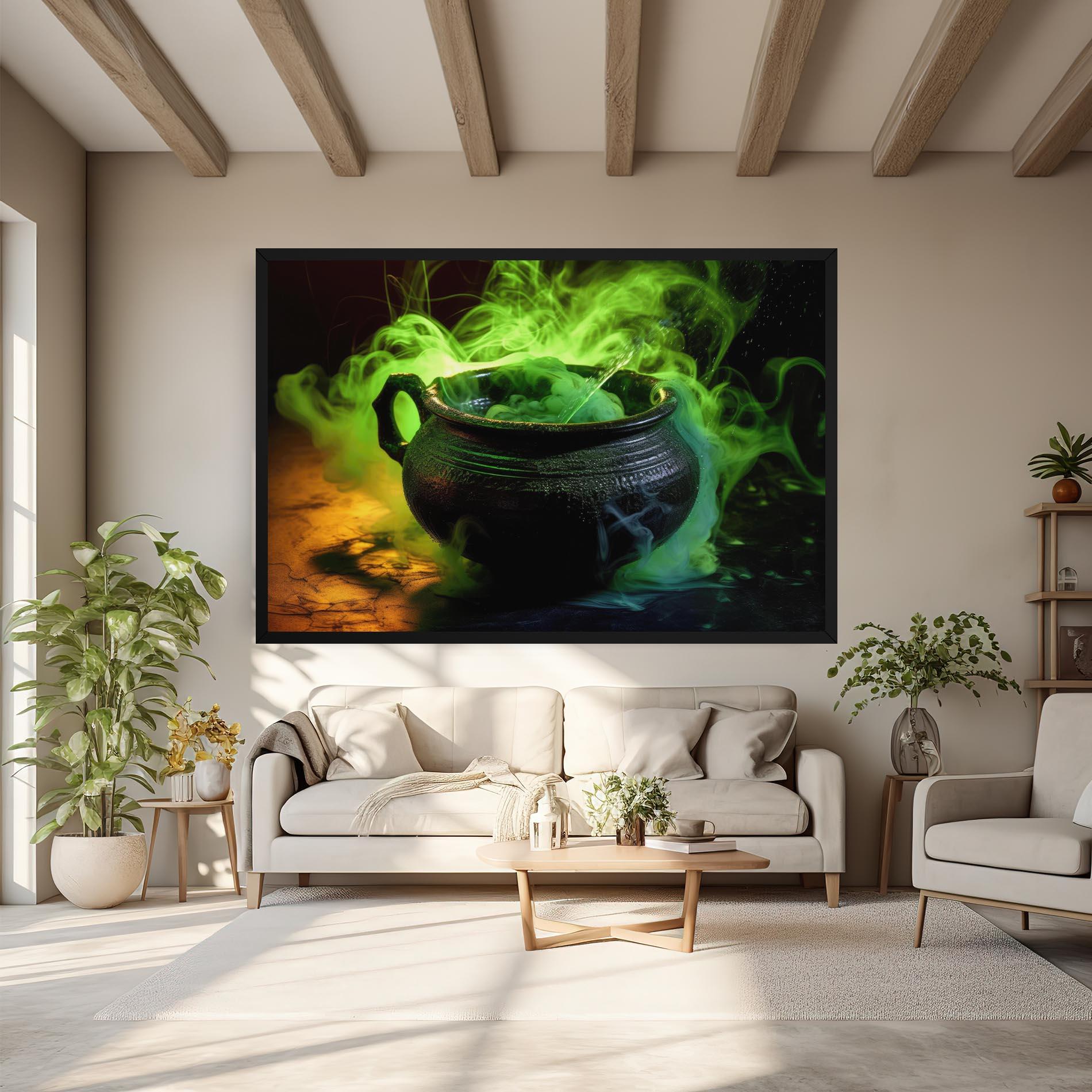 Leinwandbild Green Portion mockup 6