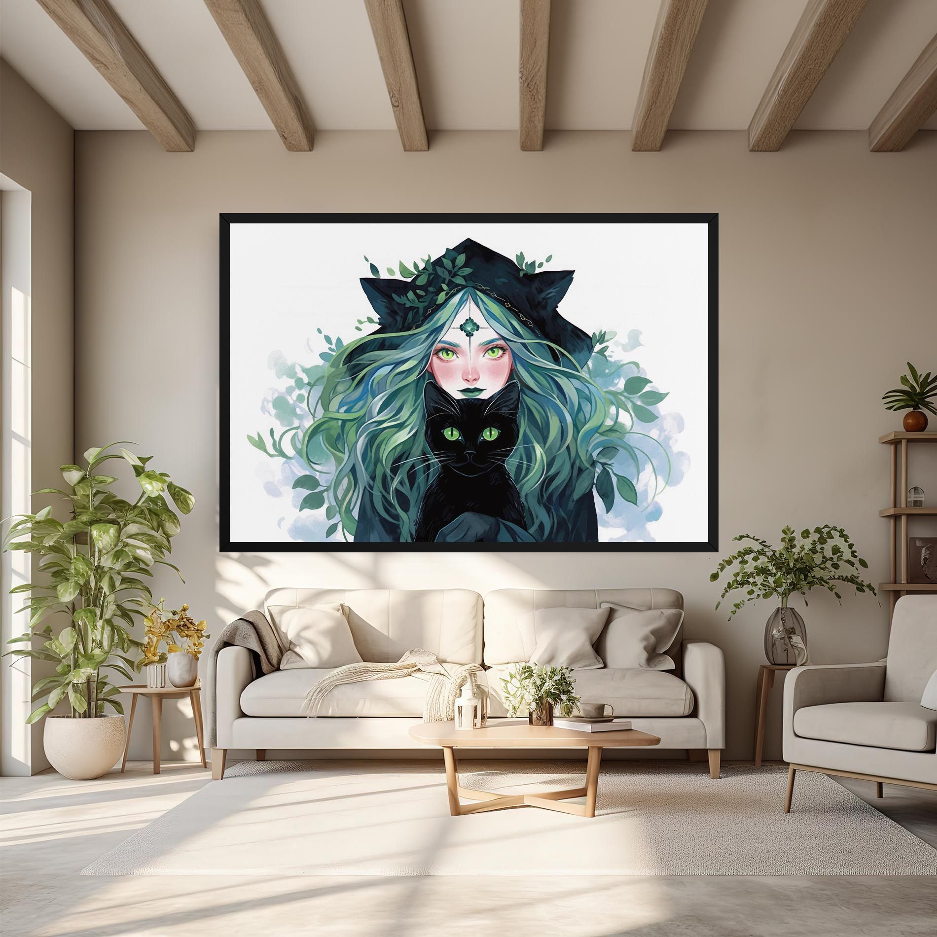 Magic Cat Witch mockup 6