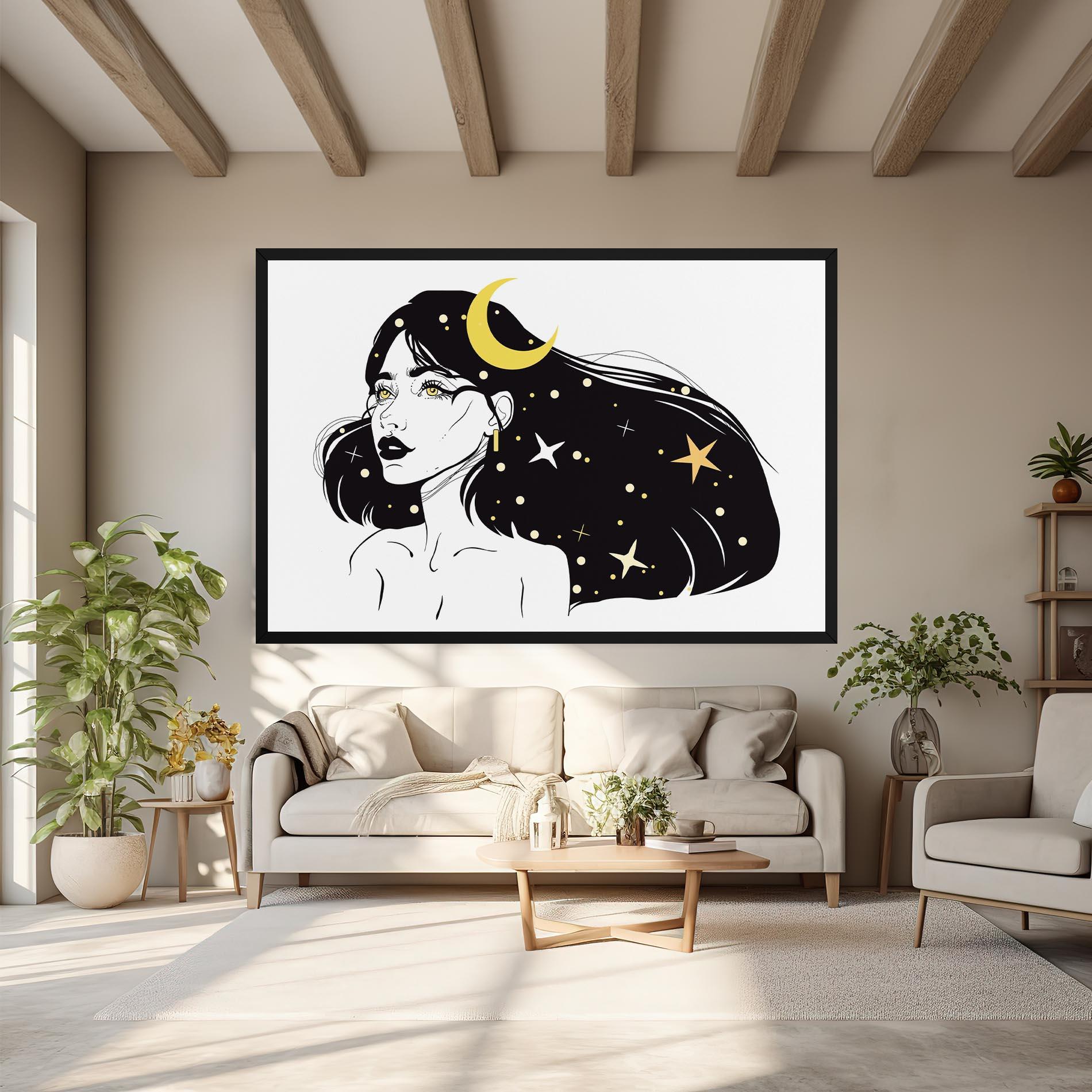 Leinwandbild Night Witch mockup 6