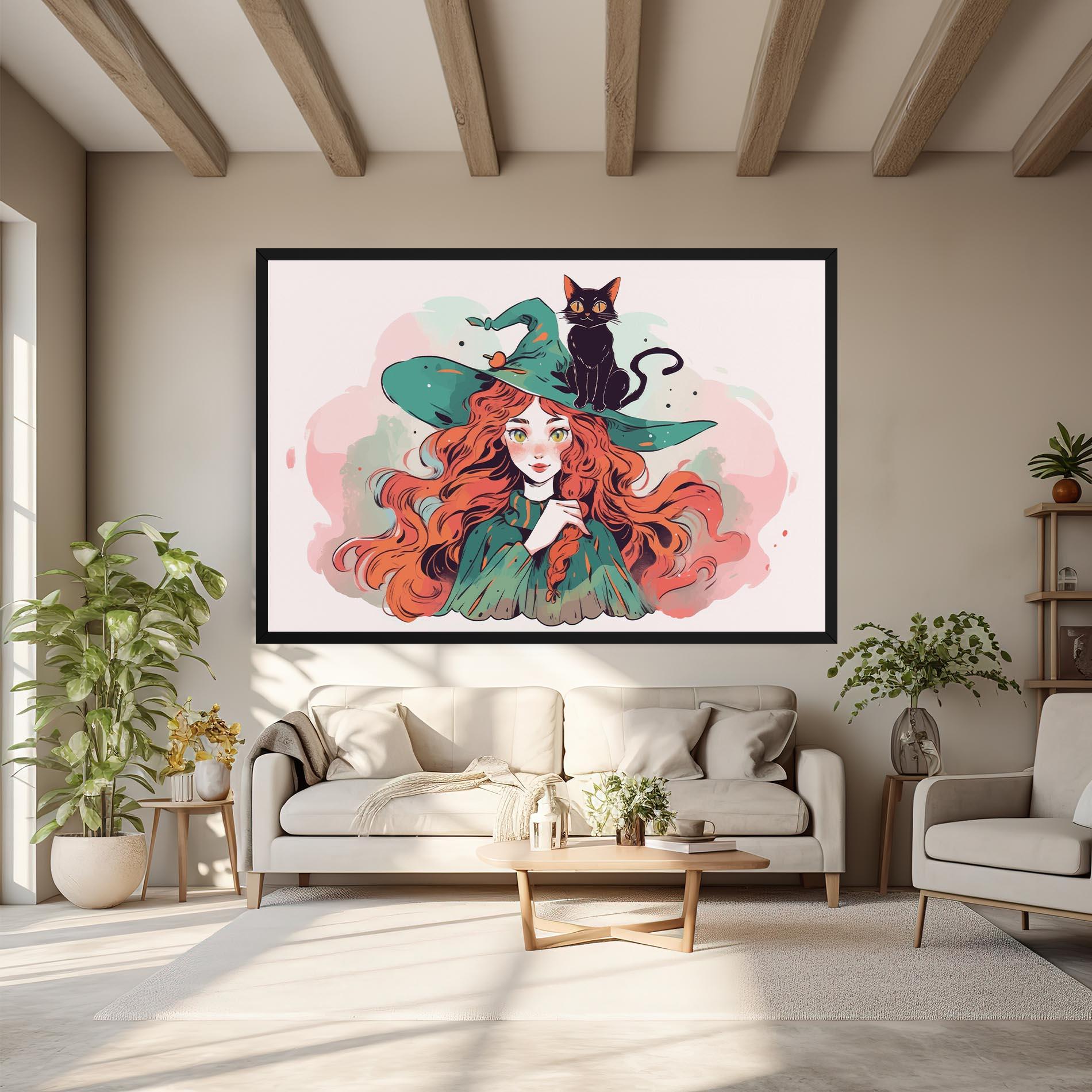 Leinwandbild Red Air Witch mockup 6