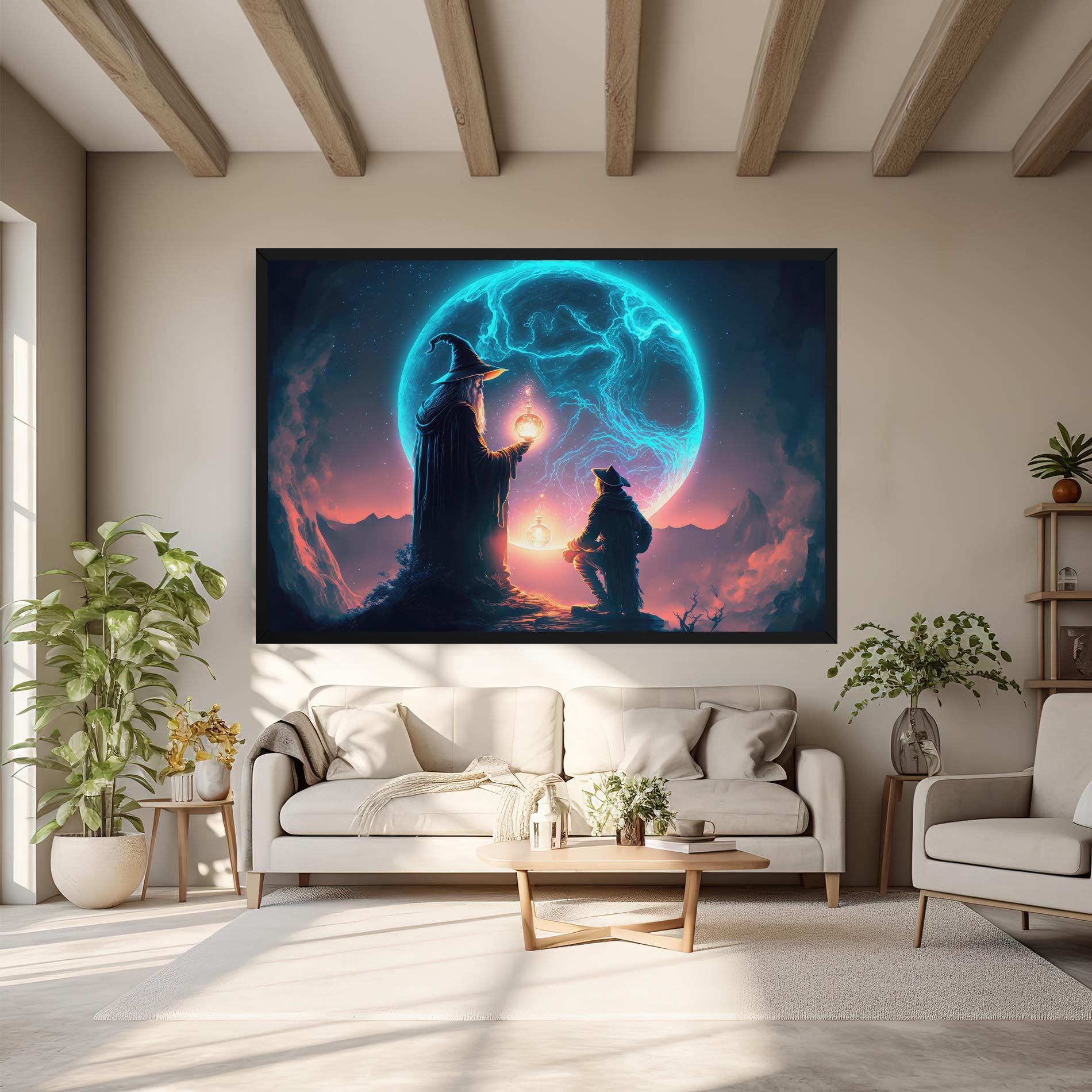 Leinwandbild Wizard Magic mockup 6