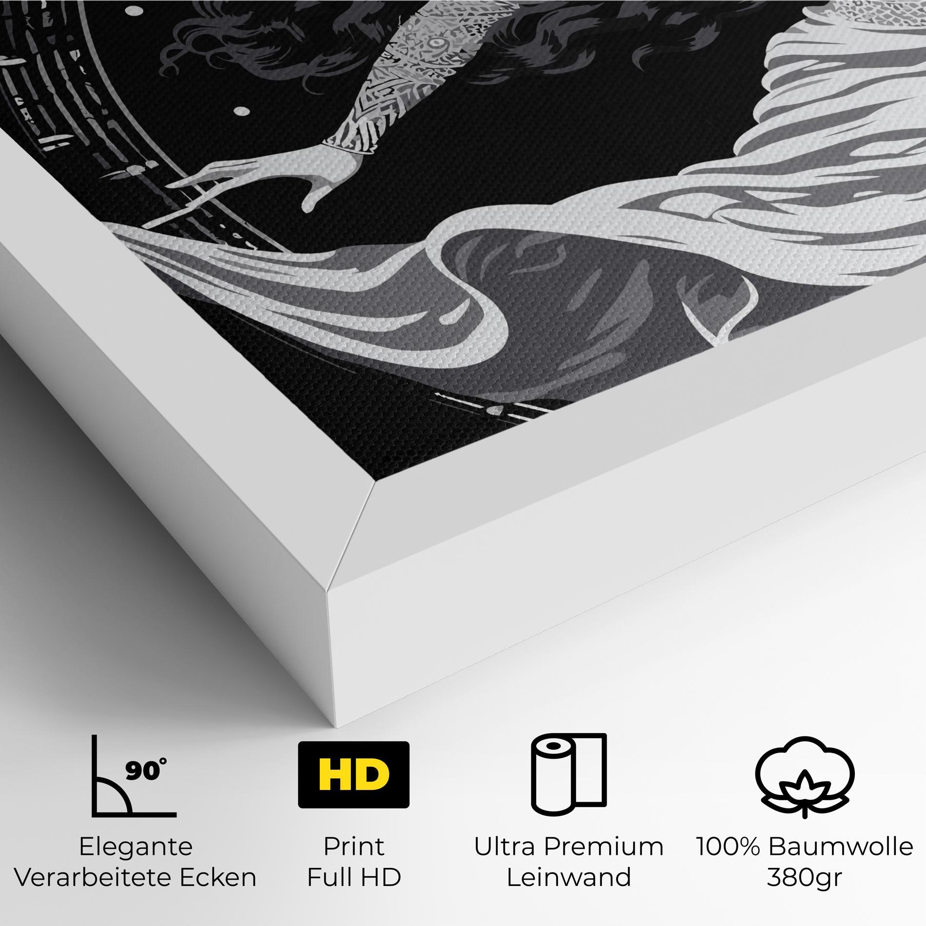 Leinwandbild Beautiful Witch mockup 4