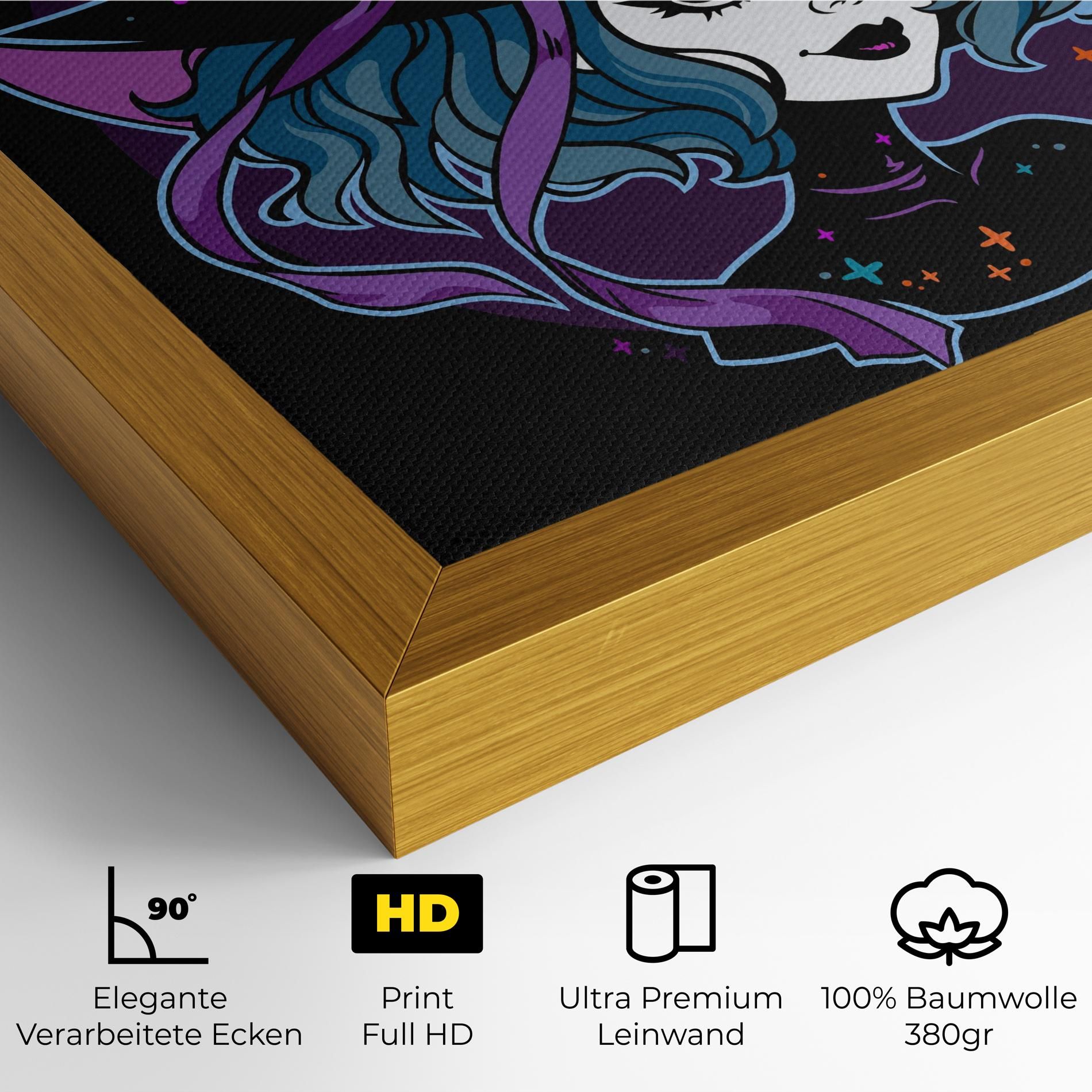 Cute Purple Witch mockup 4