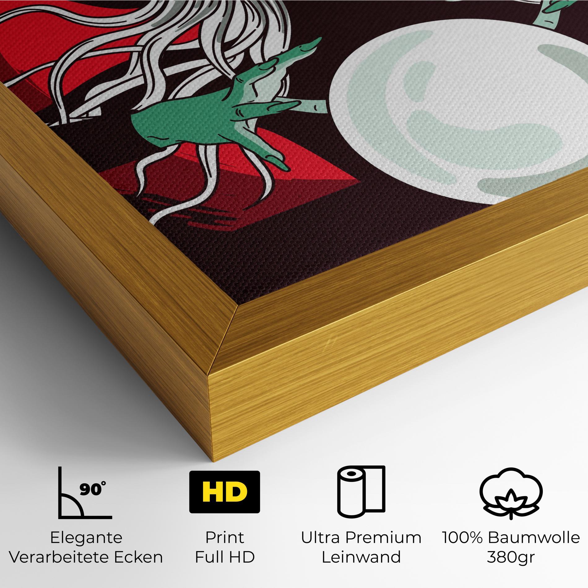 Leinwandbild Green Witch mockup 4