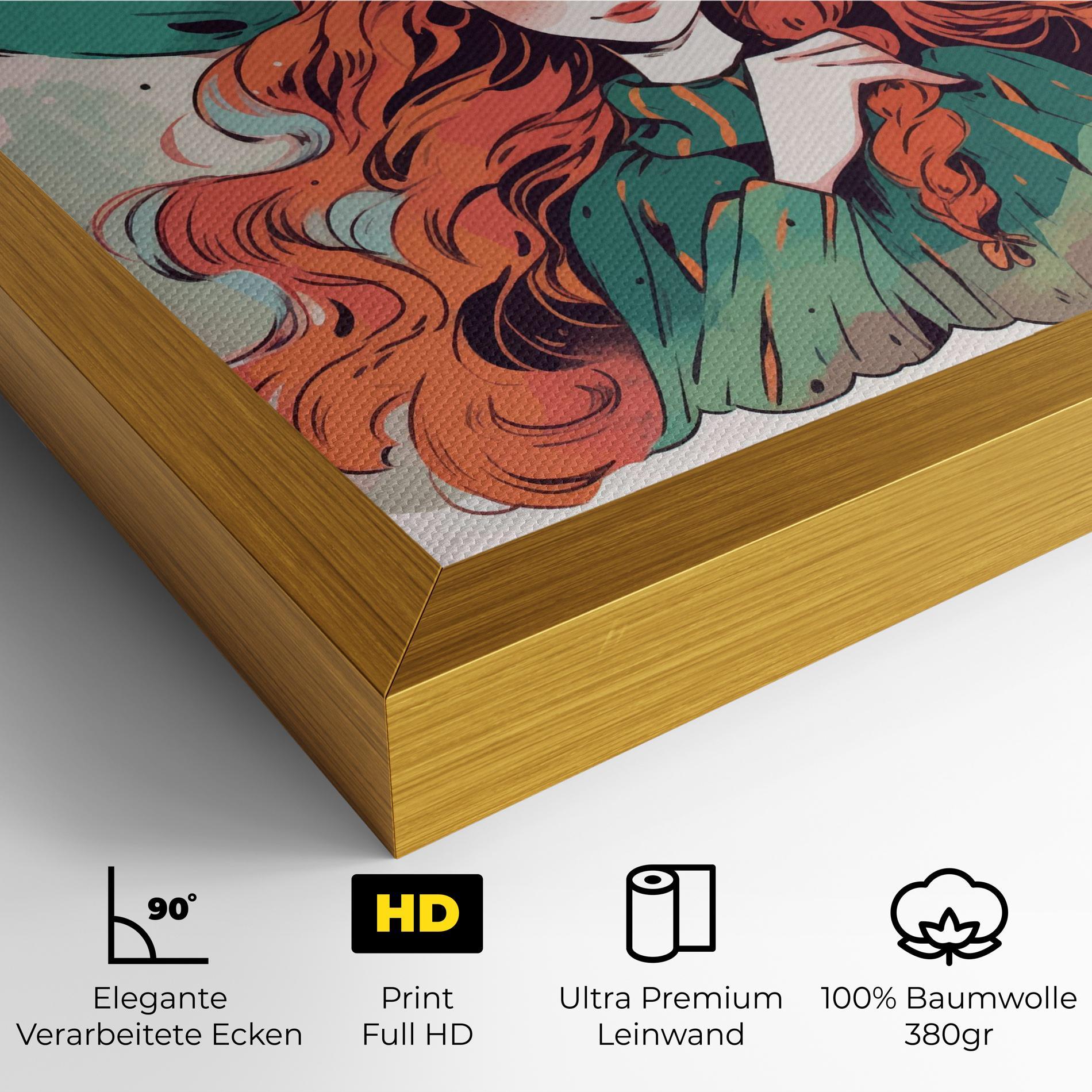 Leinwandbild Red Air Witch mockup 4